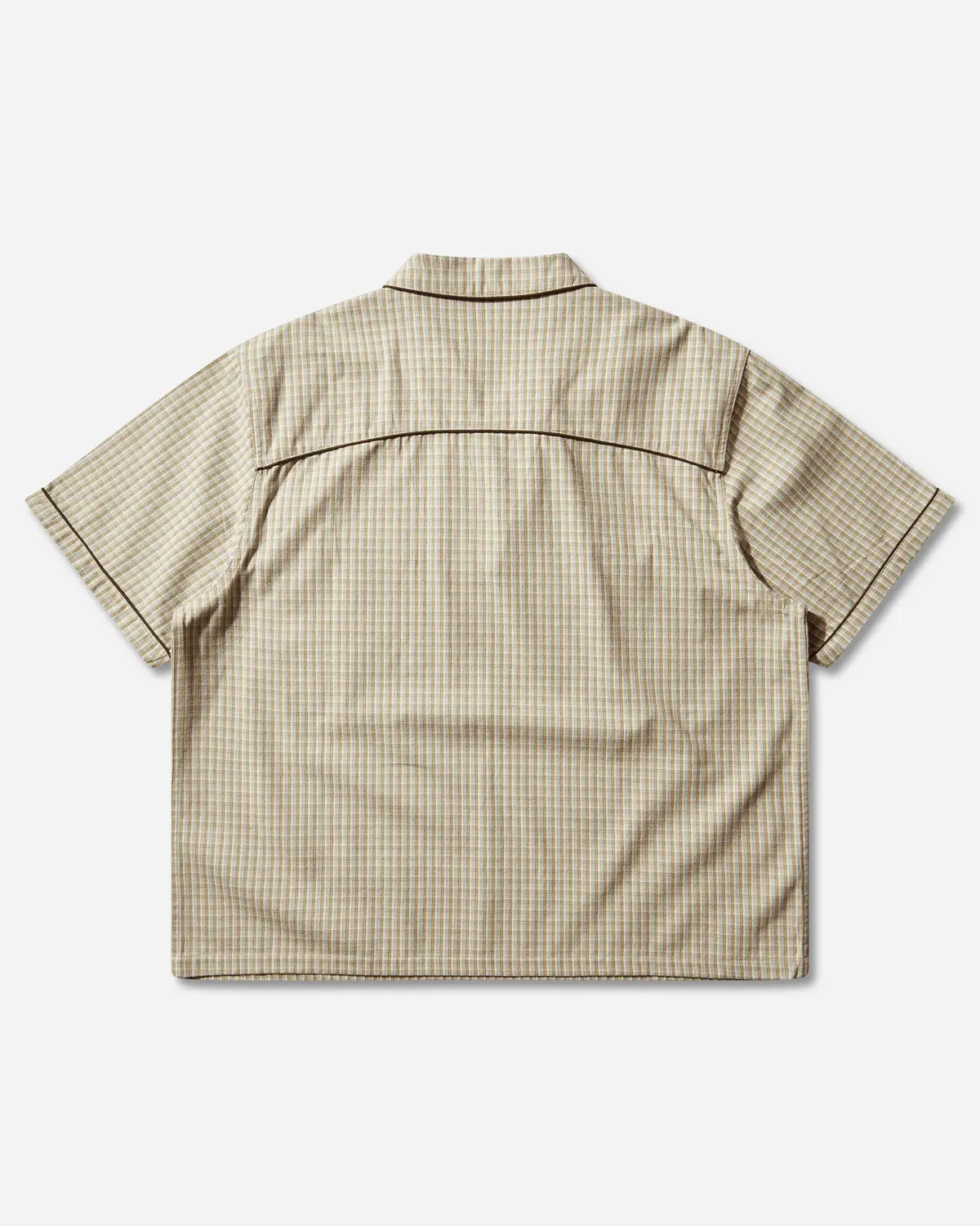 Check Western Shirt Taupe 2