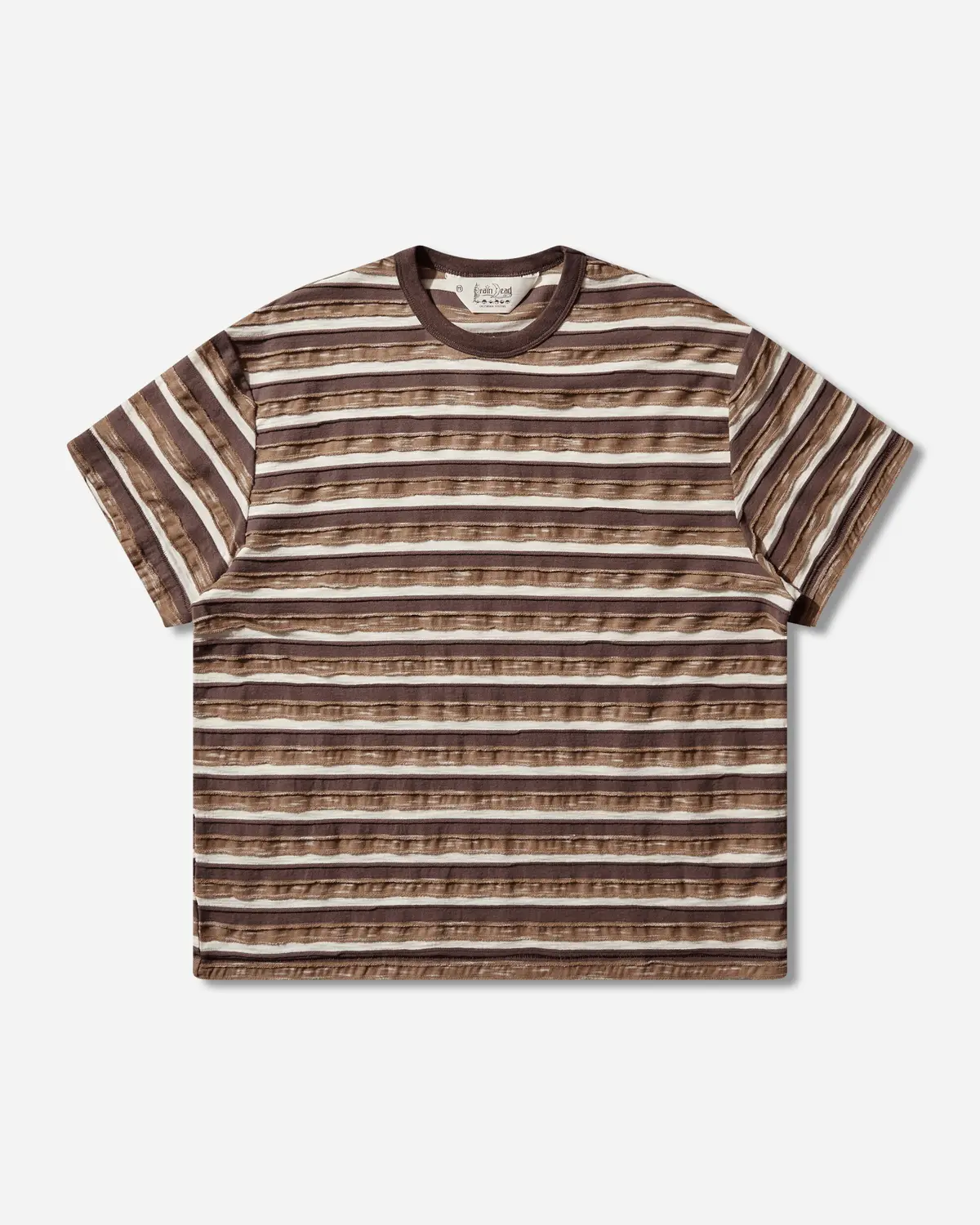 Casey Striped T-Shirt Coffee 1