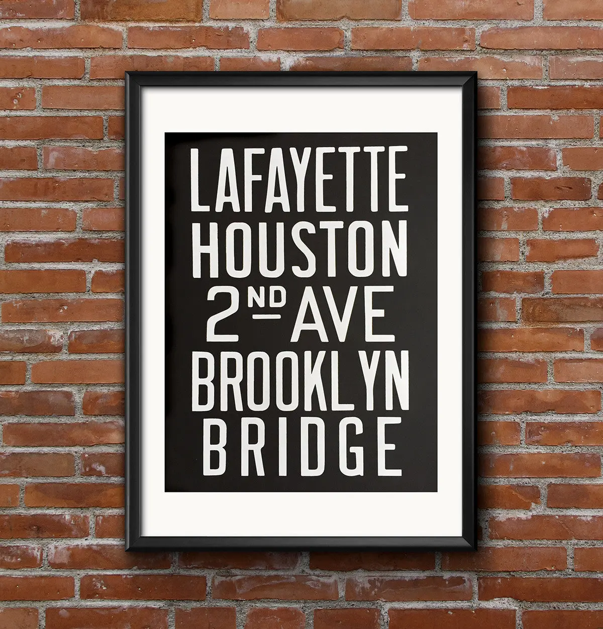 Nyc Subway Poster. Brooklyn Bridge Art Print 1