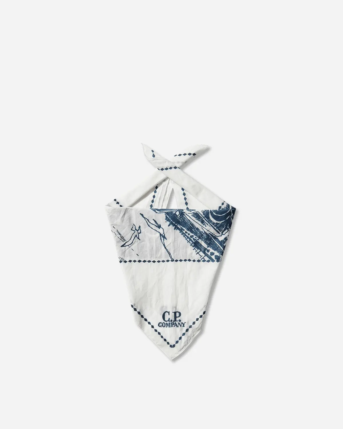 Woven Musli Scarf Gauze White 1