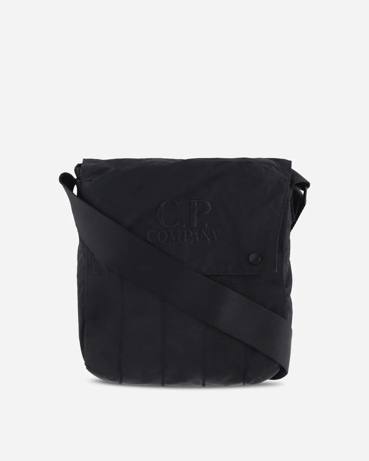 Plain Paper Touch Mixed Shoulder Bag Black 1
