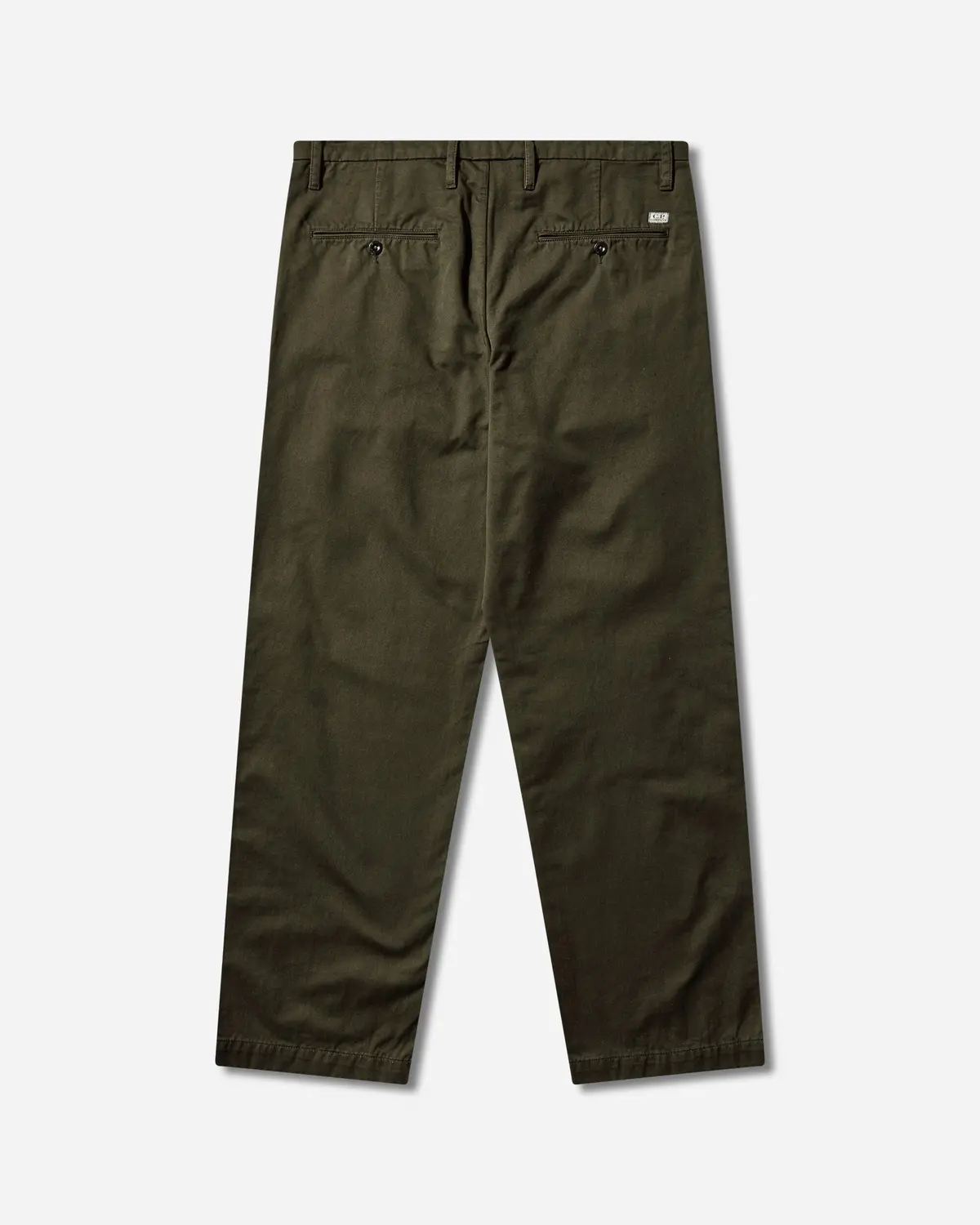 Men's Cotton Gabardine Loose Chino Pants Ivy Green 2