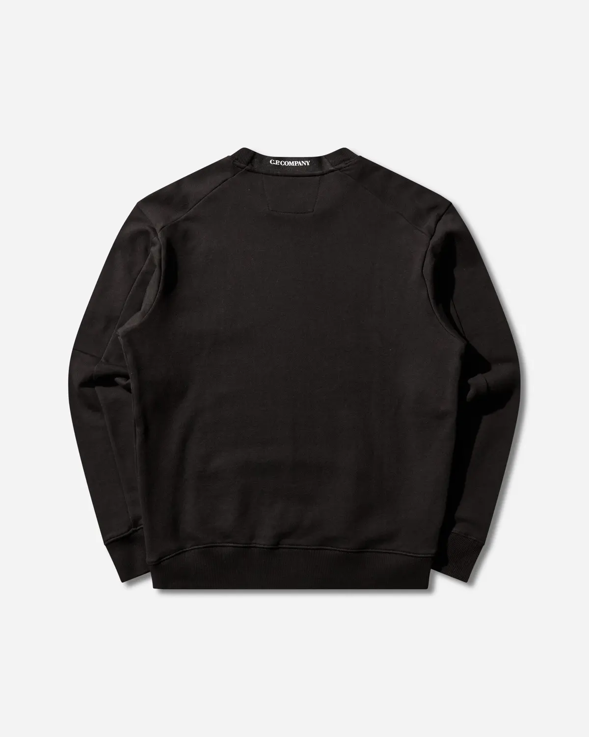 Men's Diagonal Raised Fleece Crewneck Sweatshirt Black 2