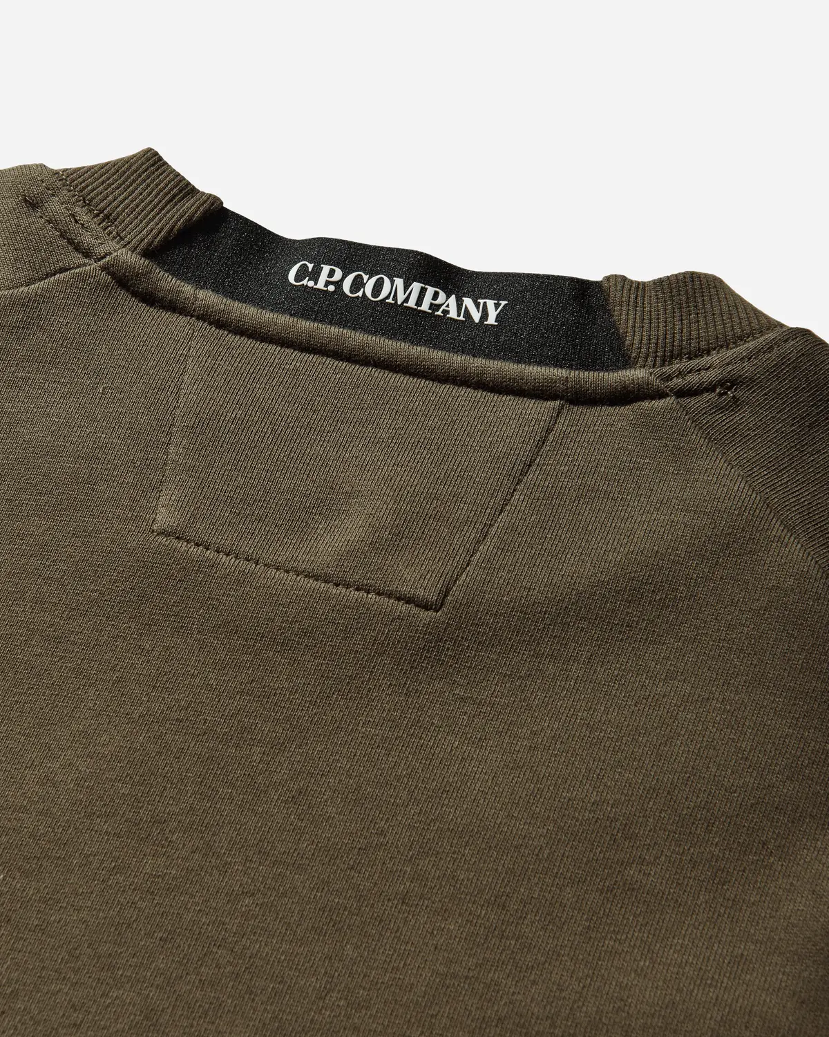 Men's Diagonal Raised Fleece Crewneck Sweatshirt Ivy Green 3