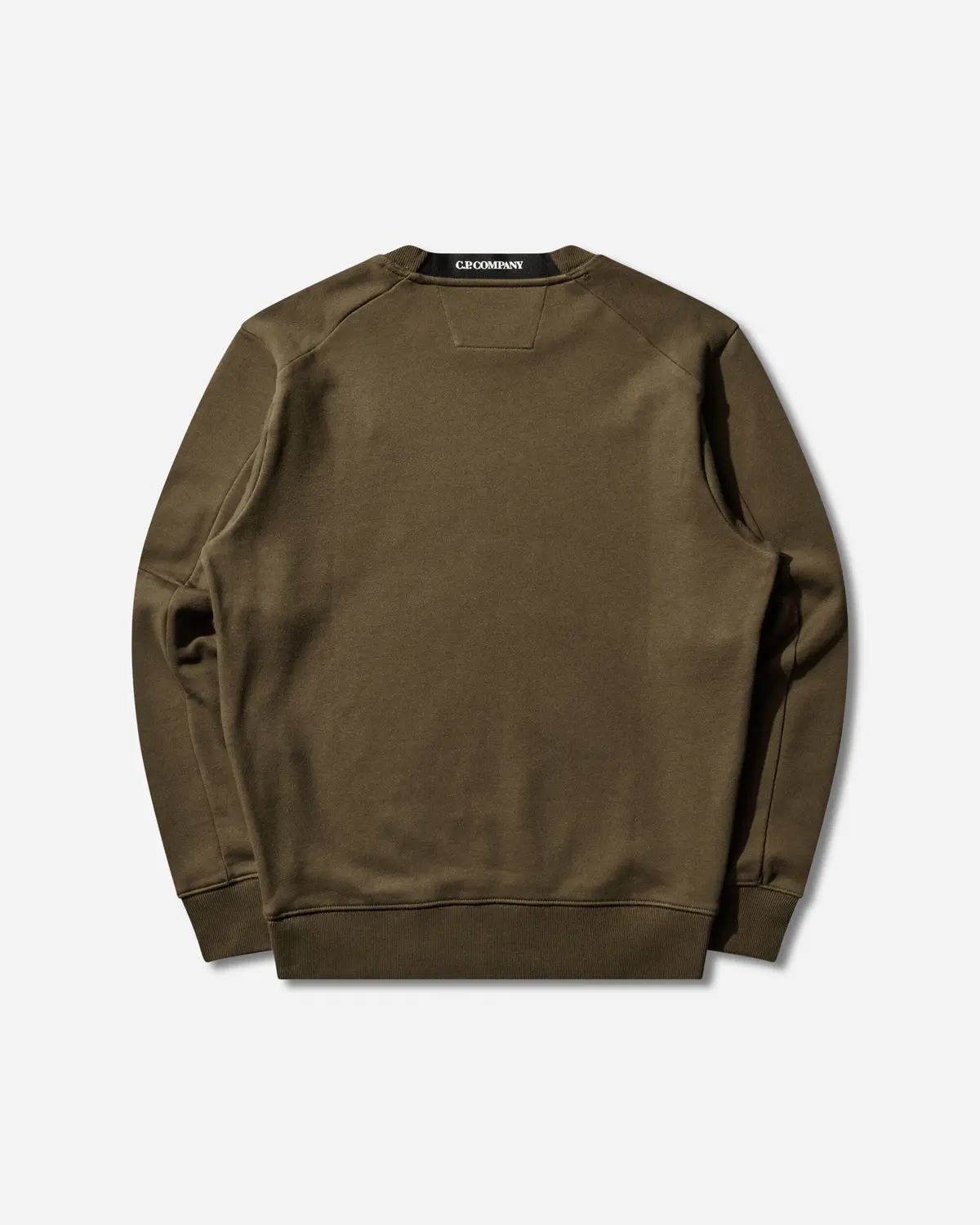 Men's Diagonal Raised Fleece Crewneck Sweatshirt Ivy Green 2