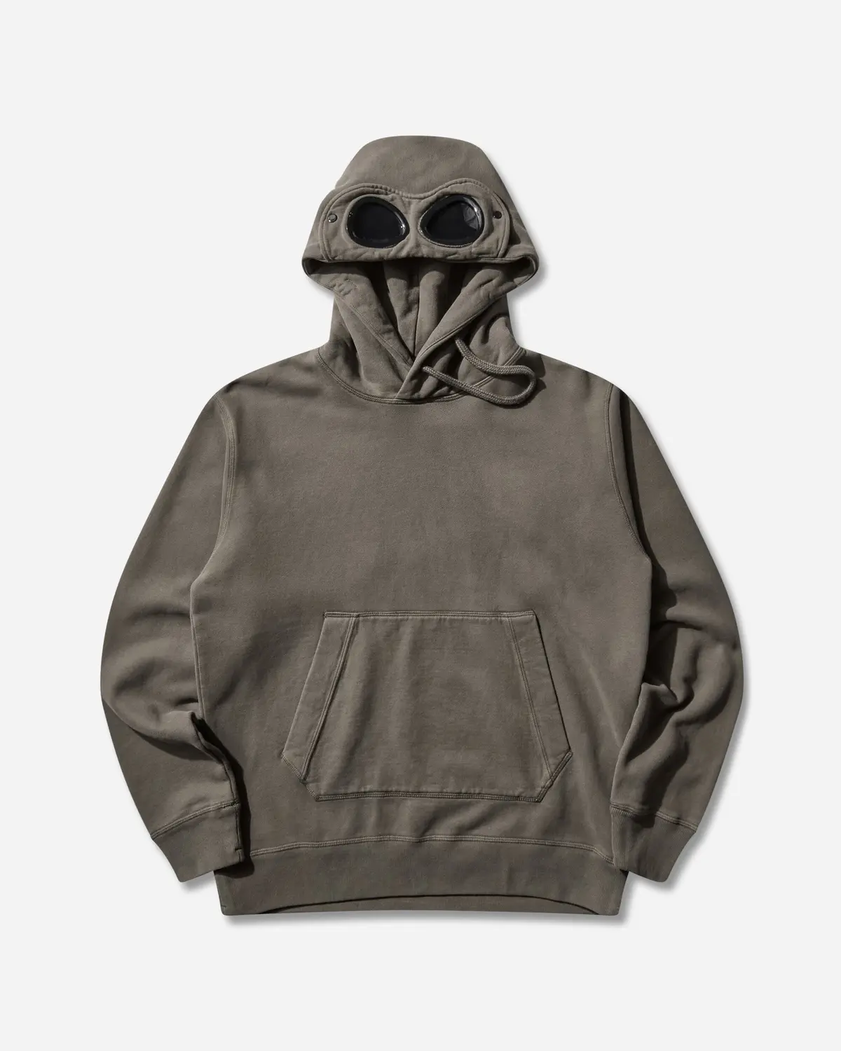 Slam Jam Diagonal Fleece Brushed Goggle Hoodie Black 1