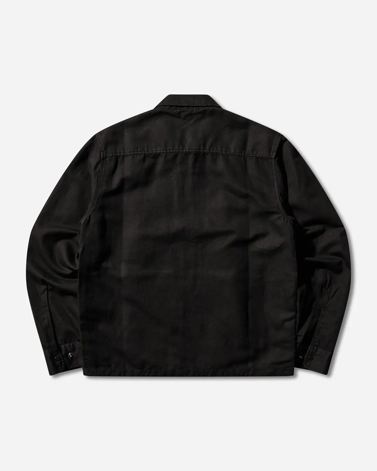 Men's Cotton / Linen Overshirt Black 2