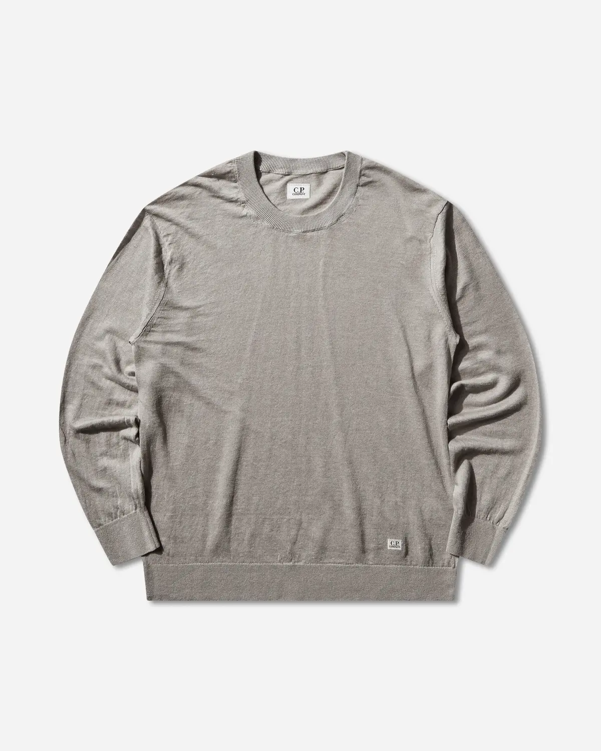 Men's Flax Crewneck Sweater Dove 1