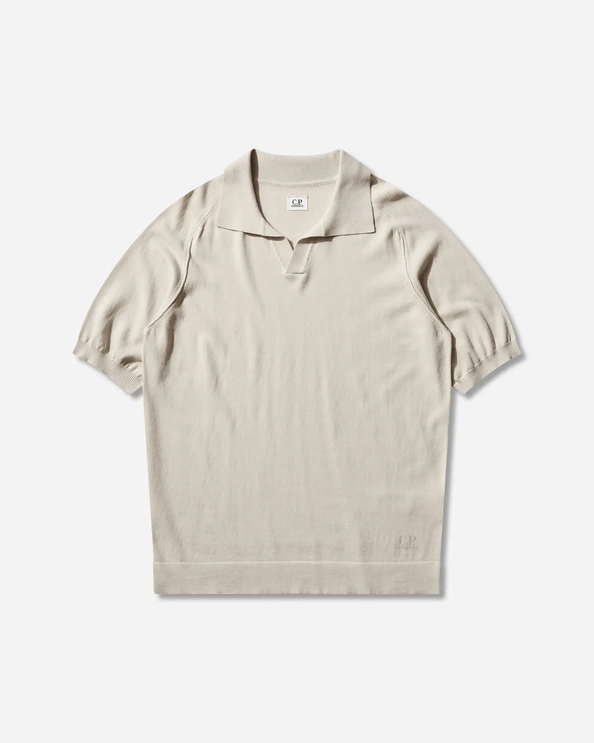 Men's Cotton Crepe Shortsleeve Polo Frozen Dew 1