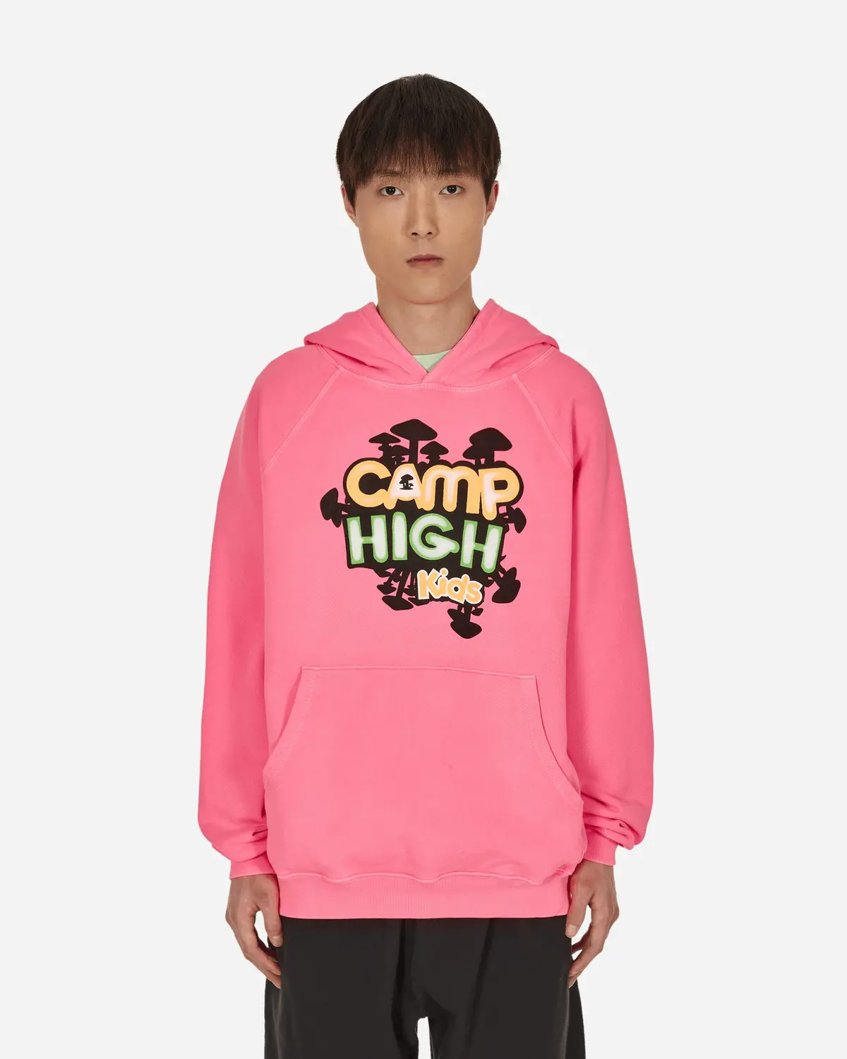 Camp High Kids Hooded Sweatshirt Pink 1