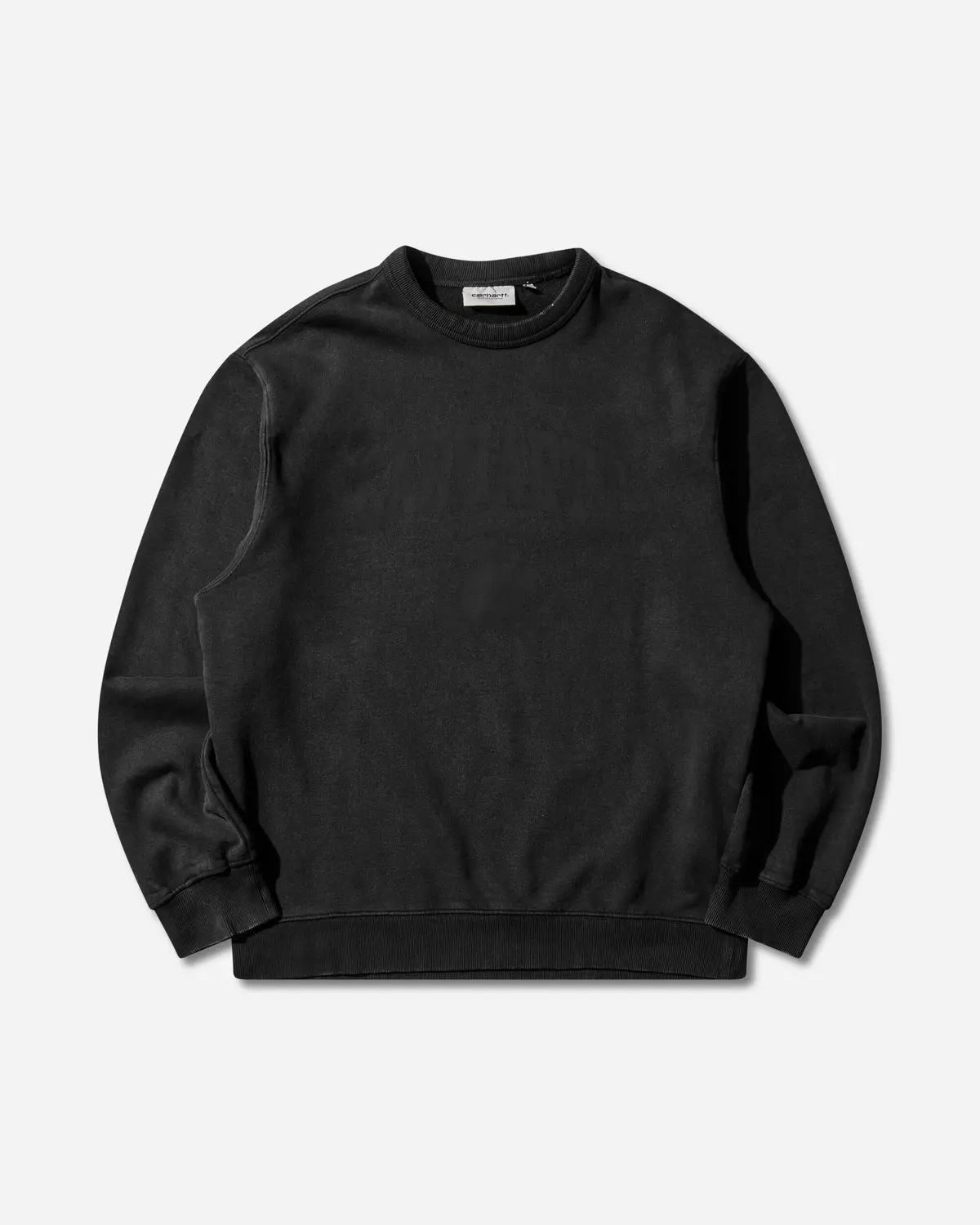 Men's Faded Pond Corps Sweatshirt Black (Heavy Stone Wash) 1