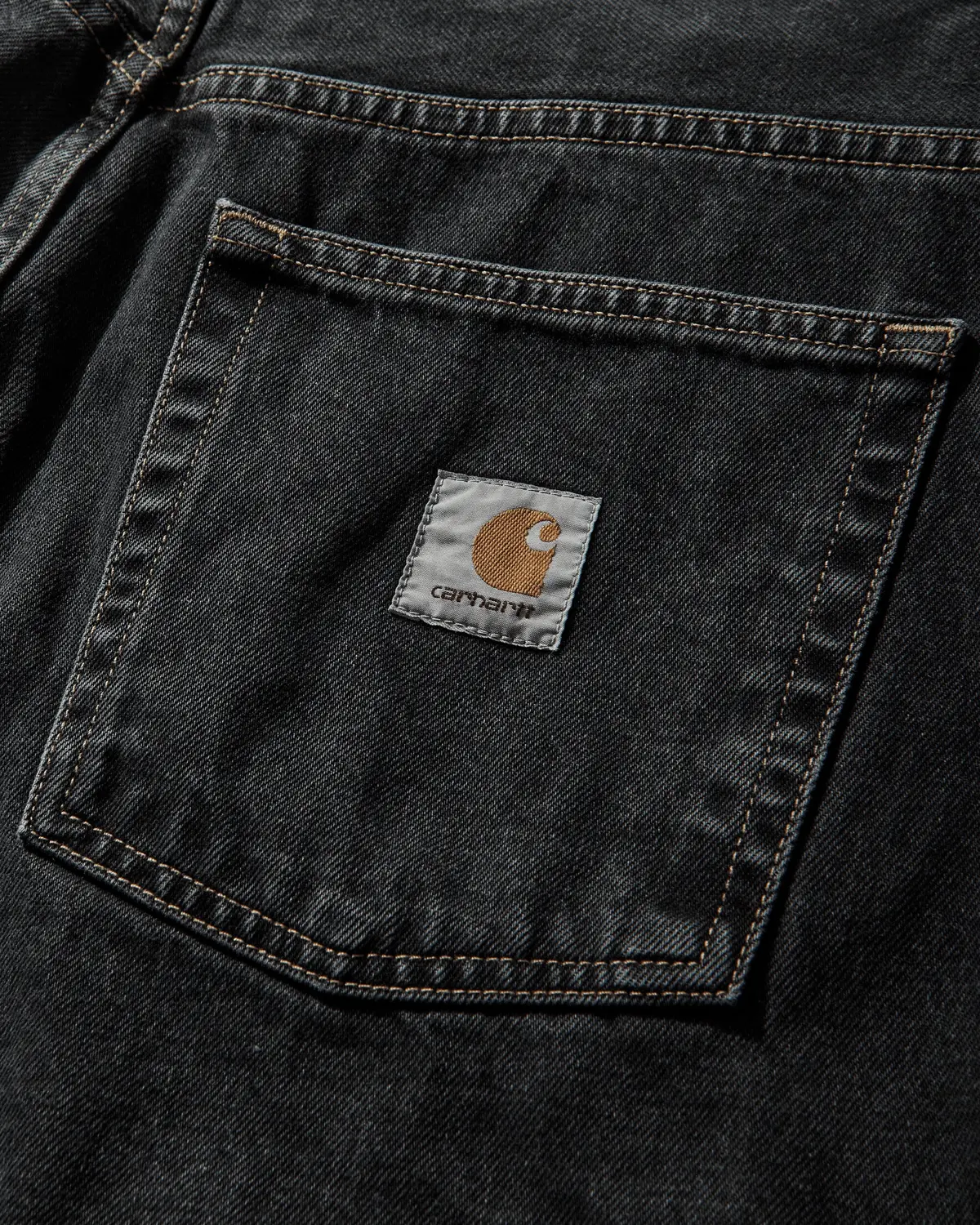 Men's Brandon Shorts Black (Stone Washed) 4