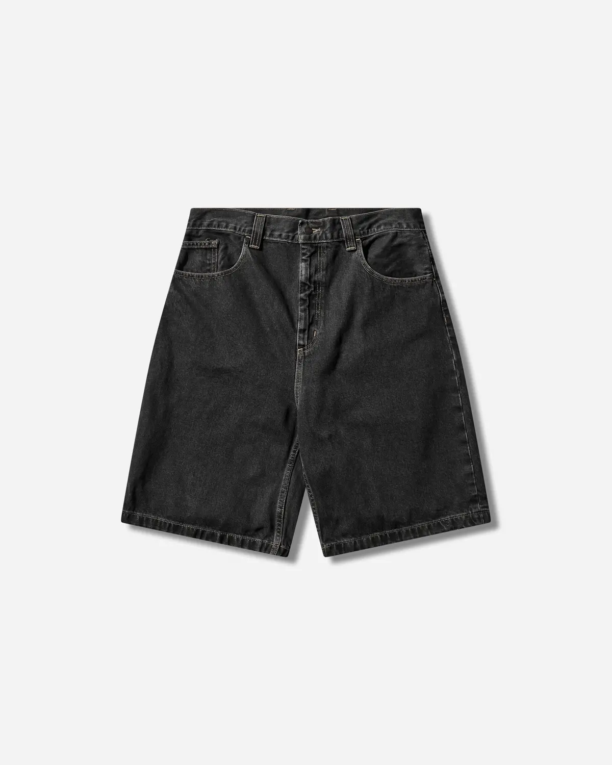 Men's Brandon Shorts Black (Stone Washed) 1