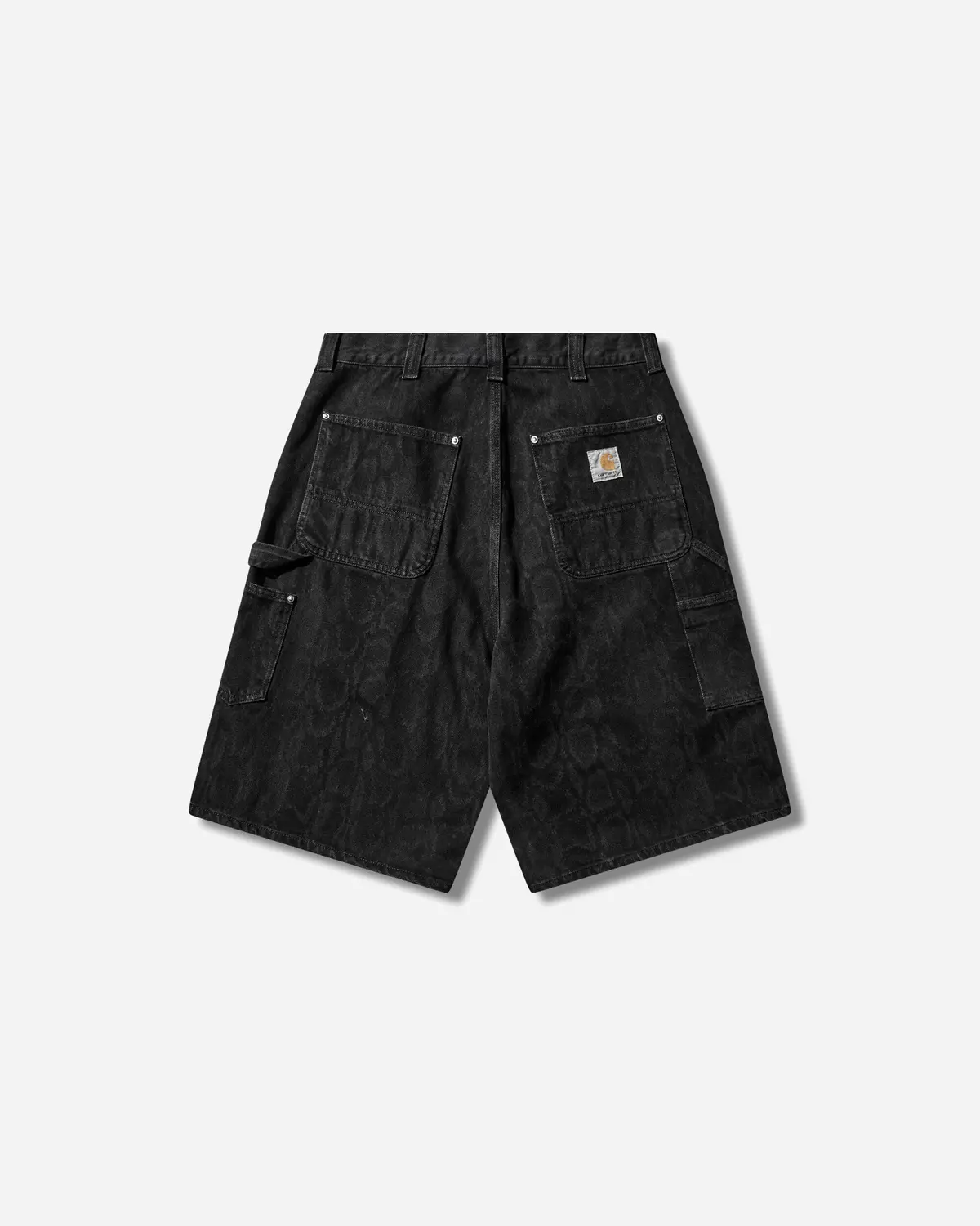 Men's Og Double Knee Shorts Snake Camo / Black (Heavy Stone Wash) 2