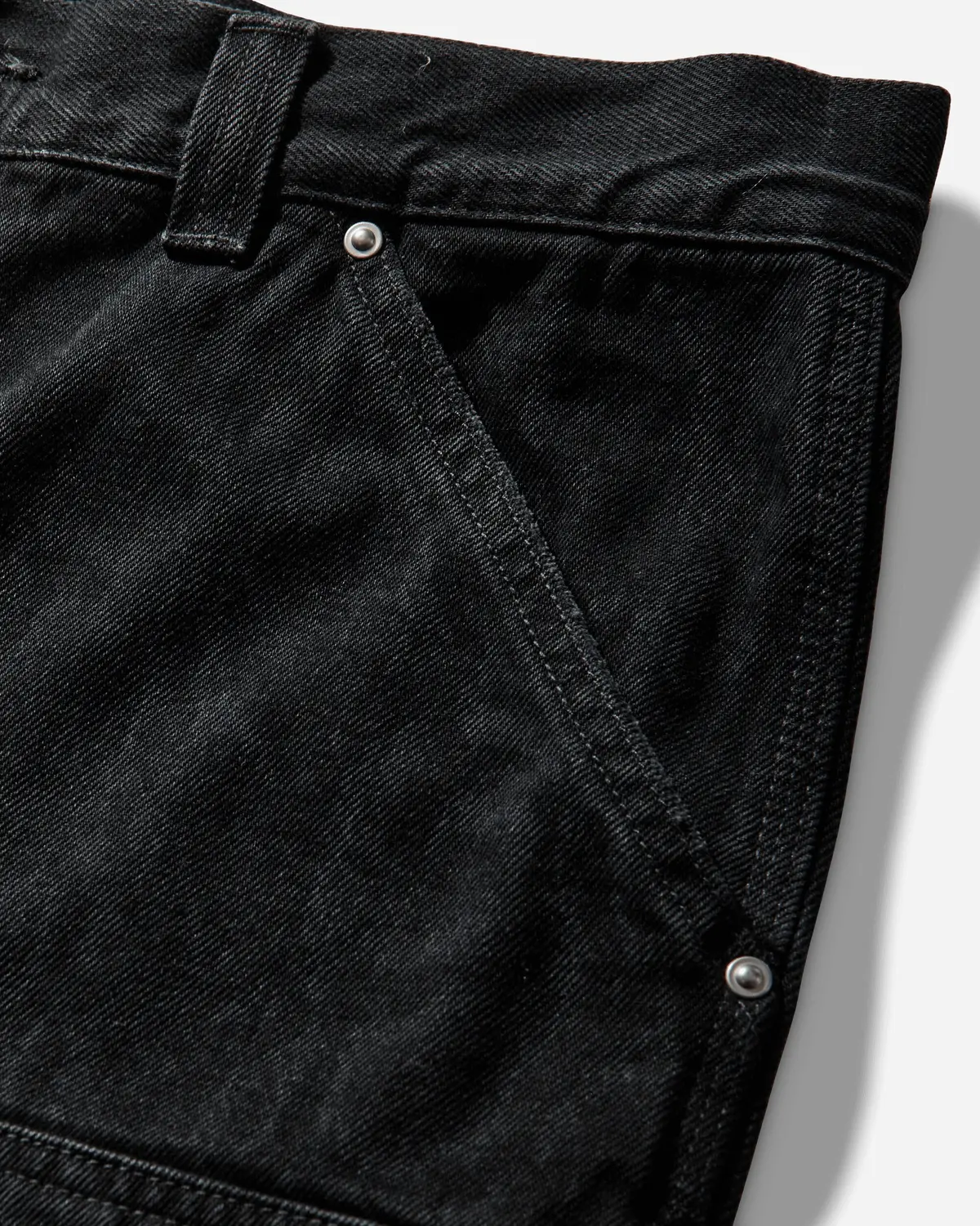 Men's Og Double Knee Shorts Snake Camo / Black (Heavy Stone Wash) 3