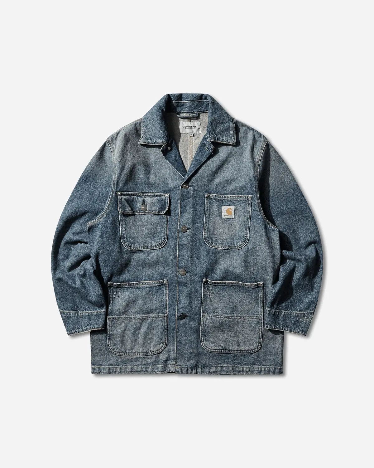 Men's Aden Chore Coat Blue (Grind Washed) 1