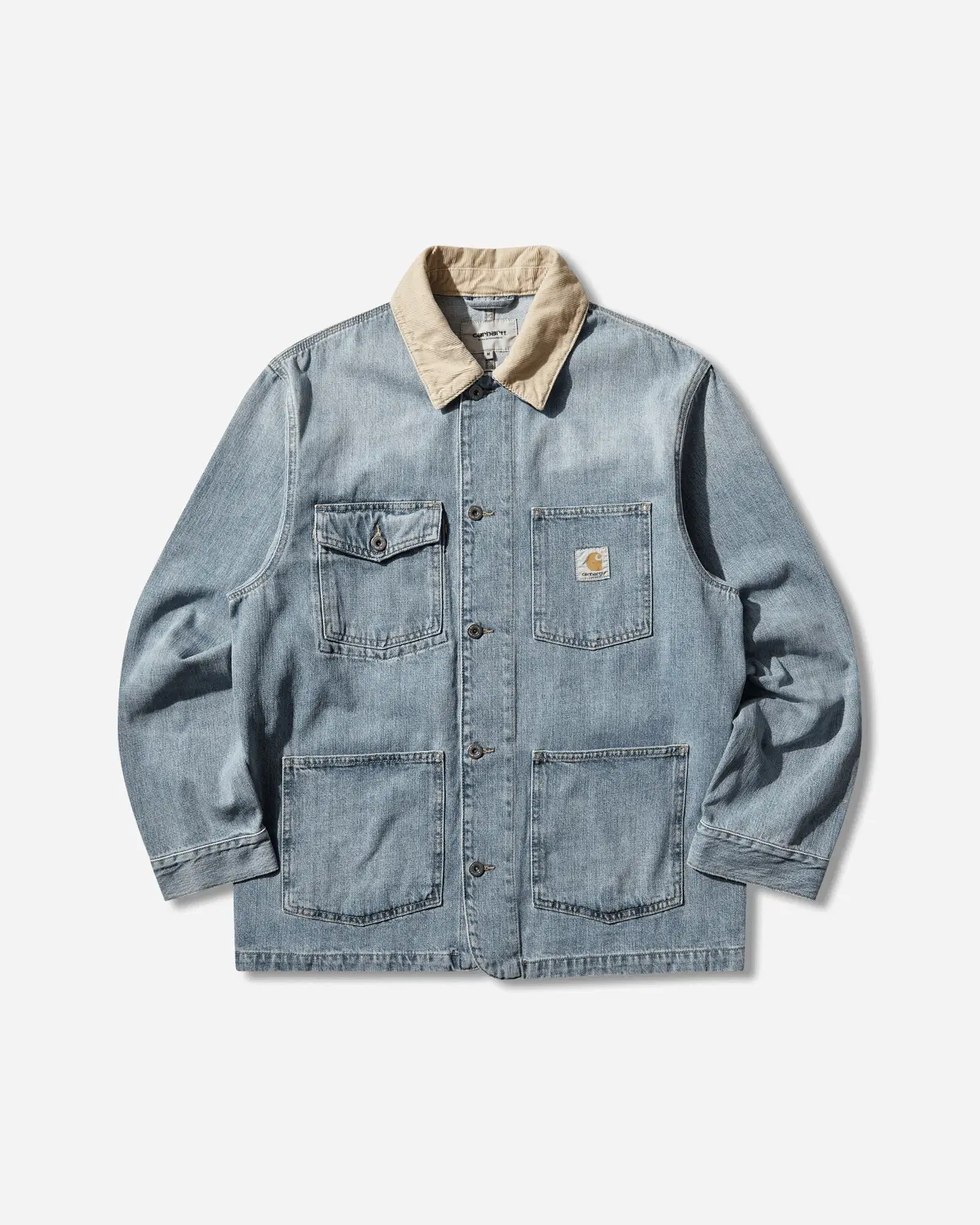 Men's Warren Chore Coat Blue / Dusty H Brown 1