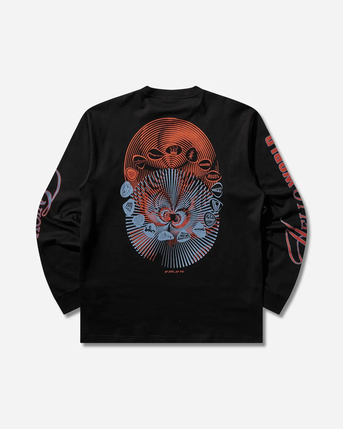 Audio Archives Wip Longsleeve T-Shirt Black 2