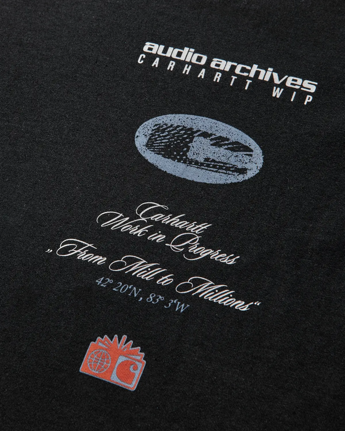 Audio Archives Wip Longsleeve T-Shirt Black 3