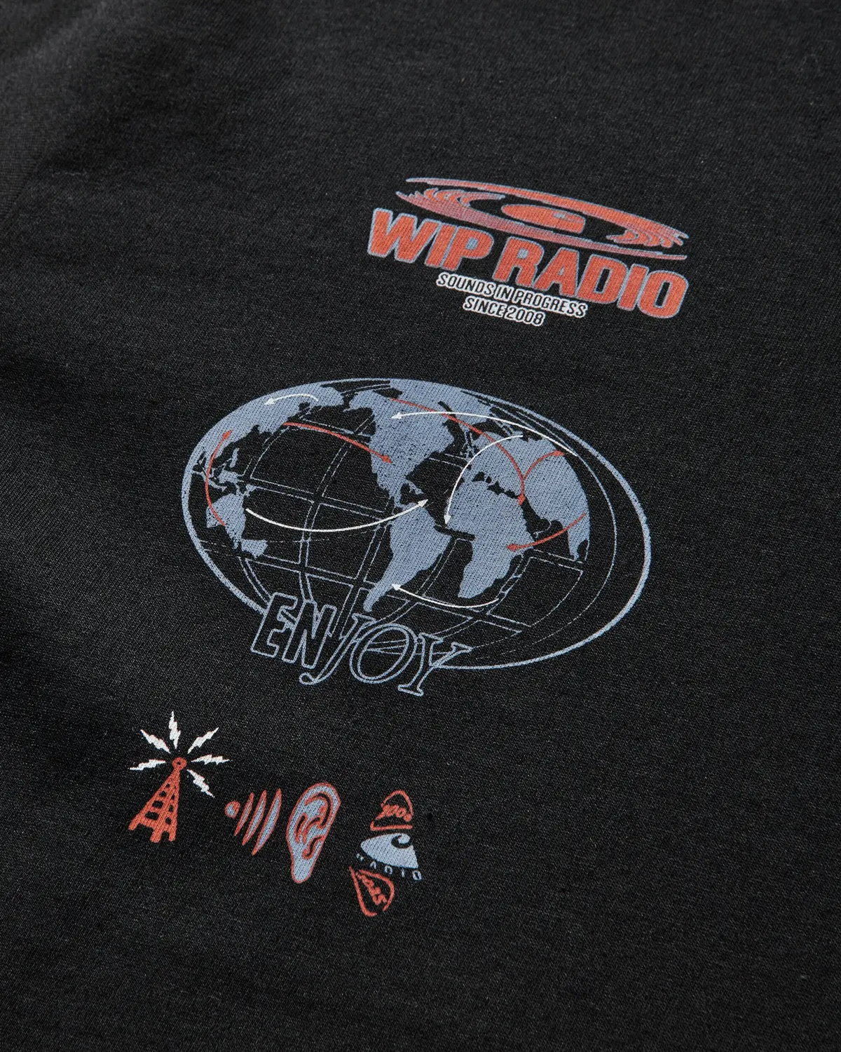Audio Archives Wip Longsleeve T-Shirt Black 4