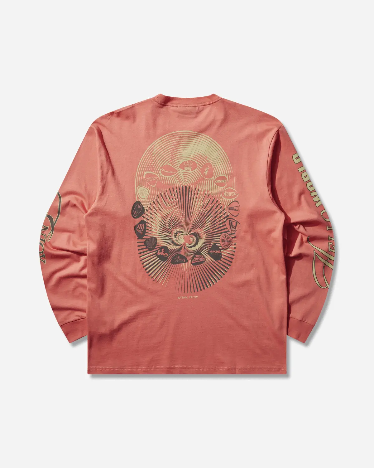 Audio Archives Wip Longsleeve T-Shirt Orange 2