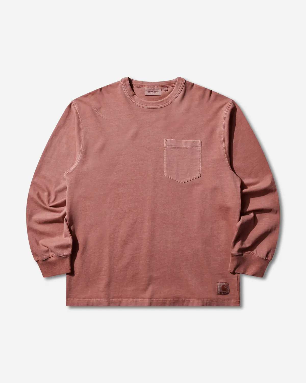 Men's Torion Pocket Longsleeve T-Shirt Marsala (Grind Washed) 1