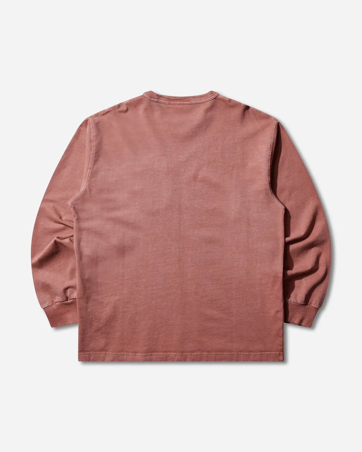 Men's Torion Pocket Longsleeve T-Shirt Marsala (Grind Washed) 2
