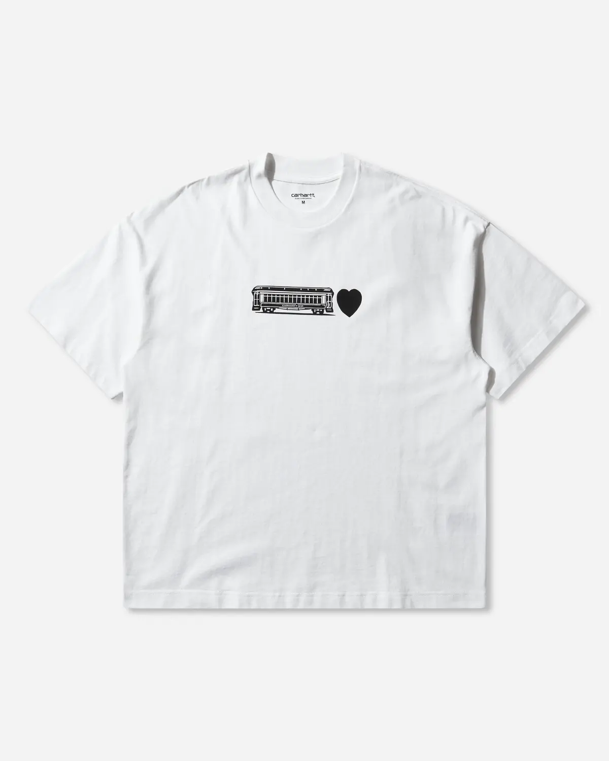 Men's Deconstructed Label T-Shirt White 1