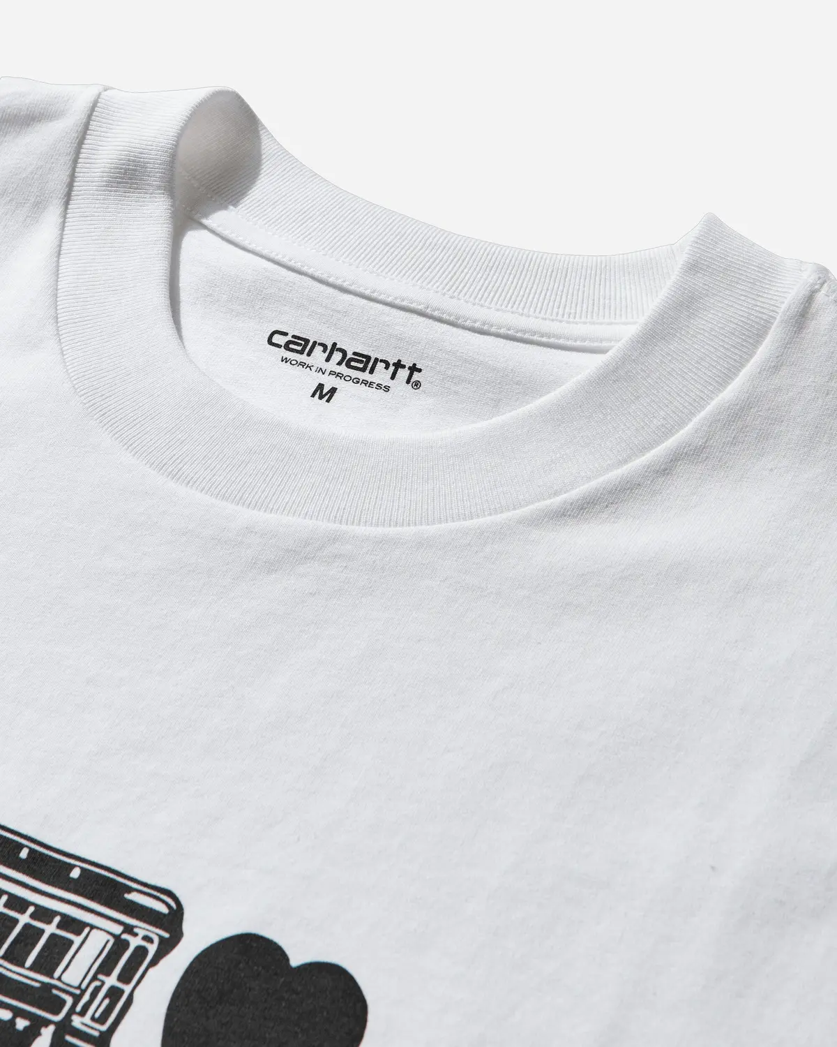 Men's Deconstructed Label T-Shirt White 3