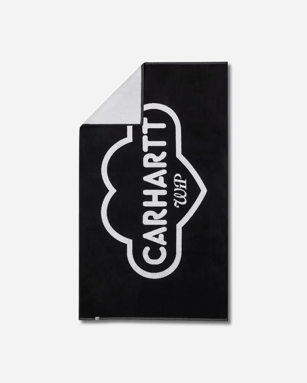 Cloud Heart Towel Black / White 2