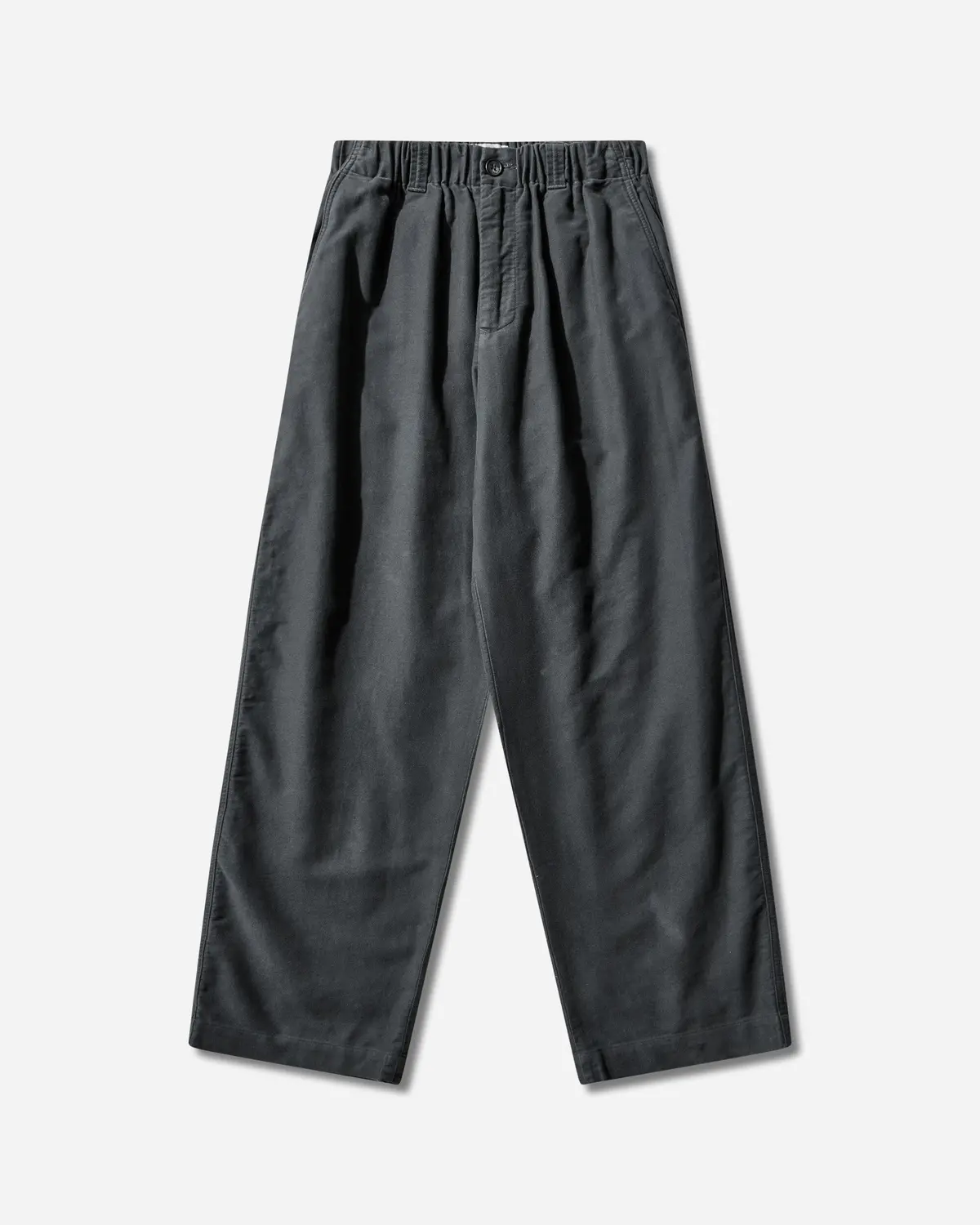 Men's Brushed Cotton Comfort Pants Charcoal 1
