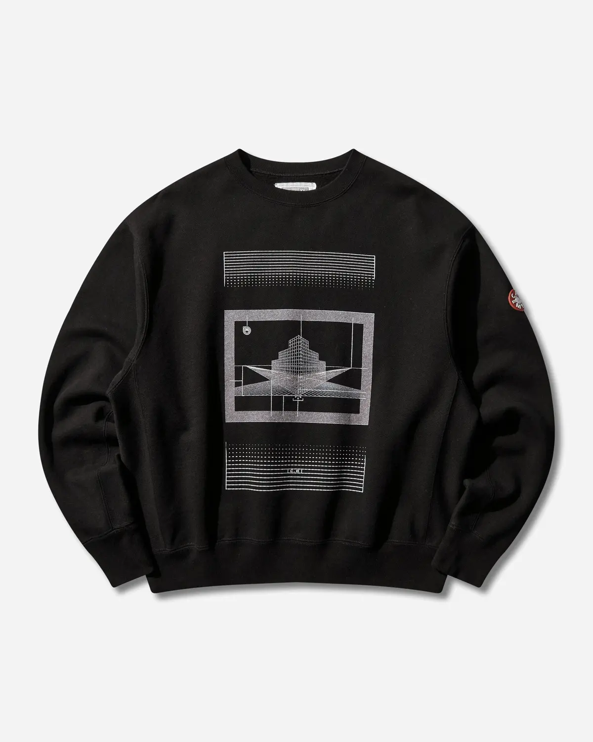 Men's As Cdisc2_1 Crewneck Sweatshirt Black 1