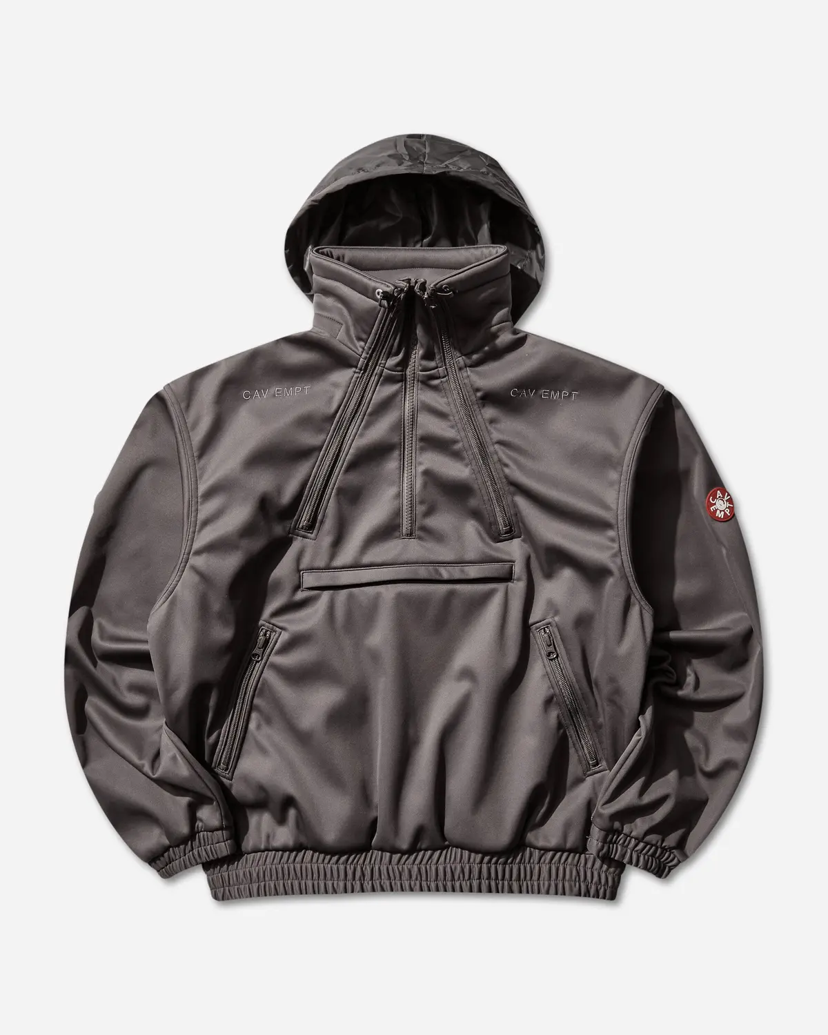 Men's Fleece Back Half Zip Jacket Grey 3