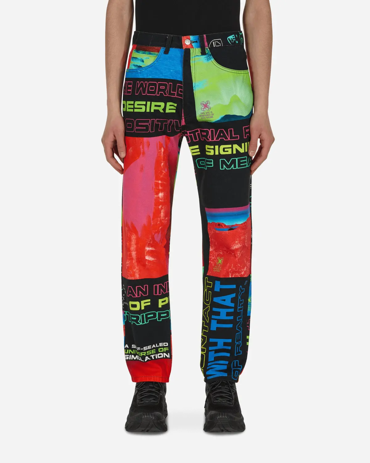 S.O.M 1994 Denim Pants Multicolor 1