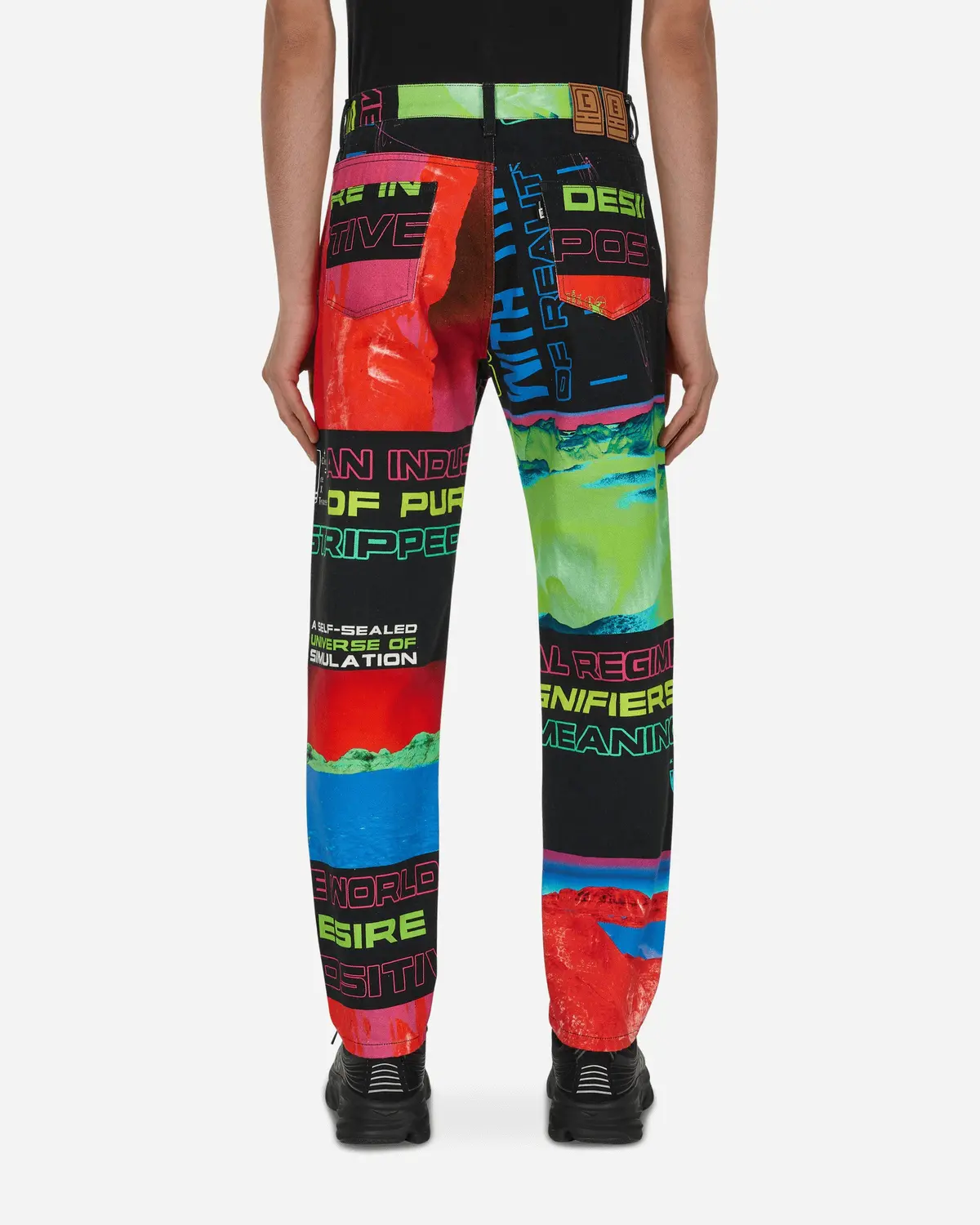 S.O.M 1994 Denim Pants Multicolor 3