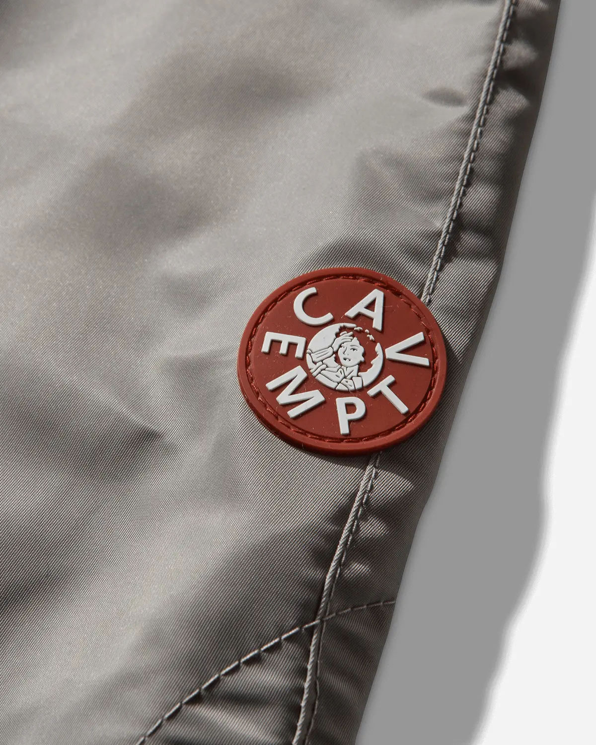 Men's Design Nylon Zip Jacket Grey 3