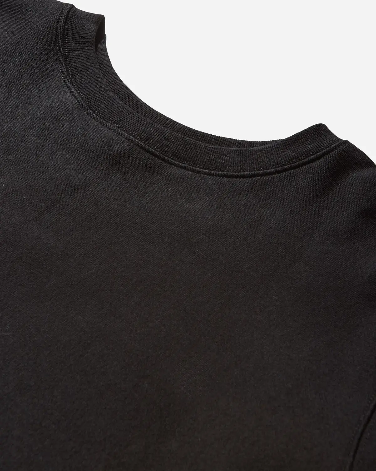 Men's Made In Usa Reverse Weave Relaxed Sweatshirt Black 3