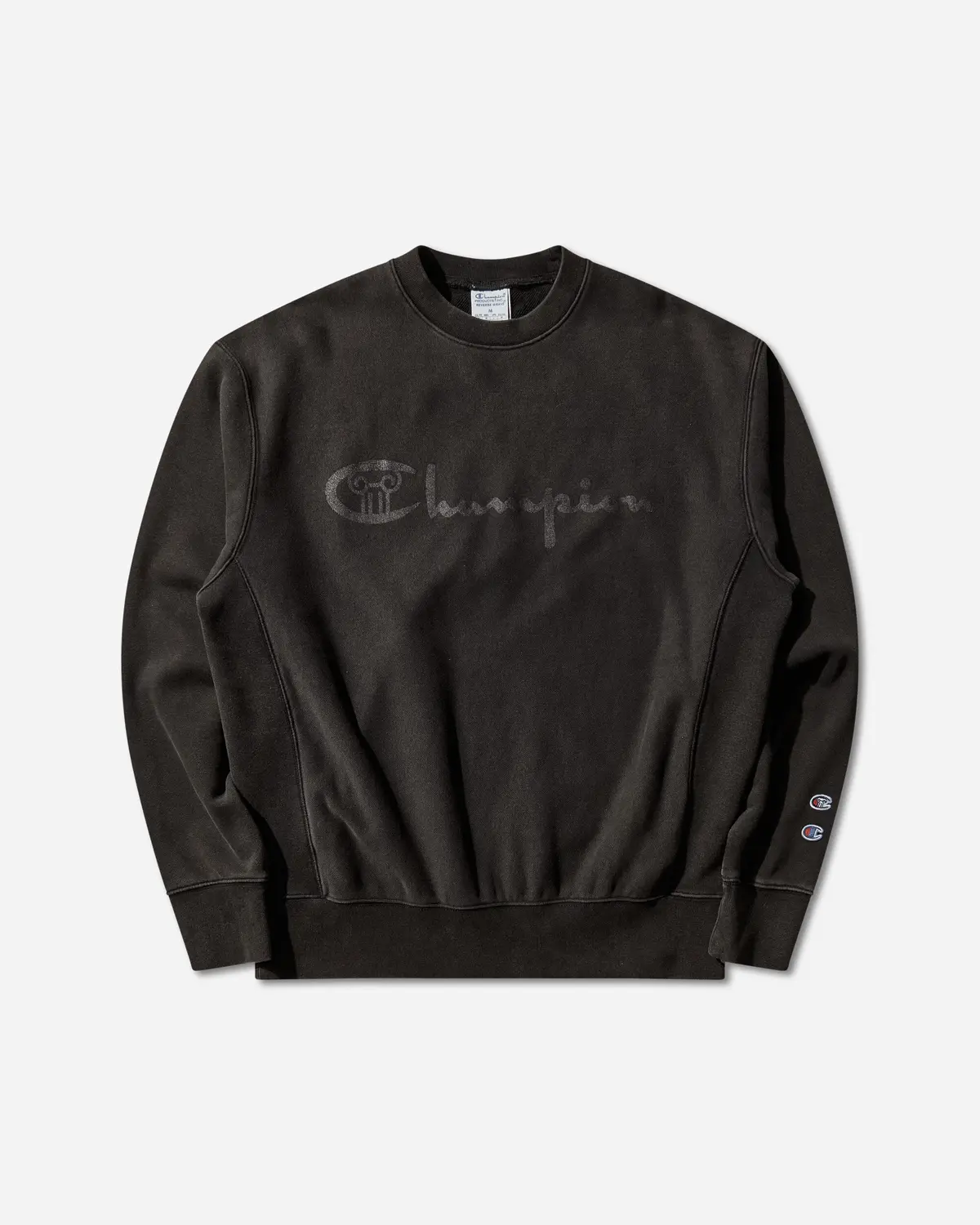Aries Decentralised Crewneck Sweatshirt Black 1