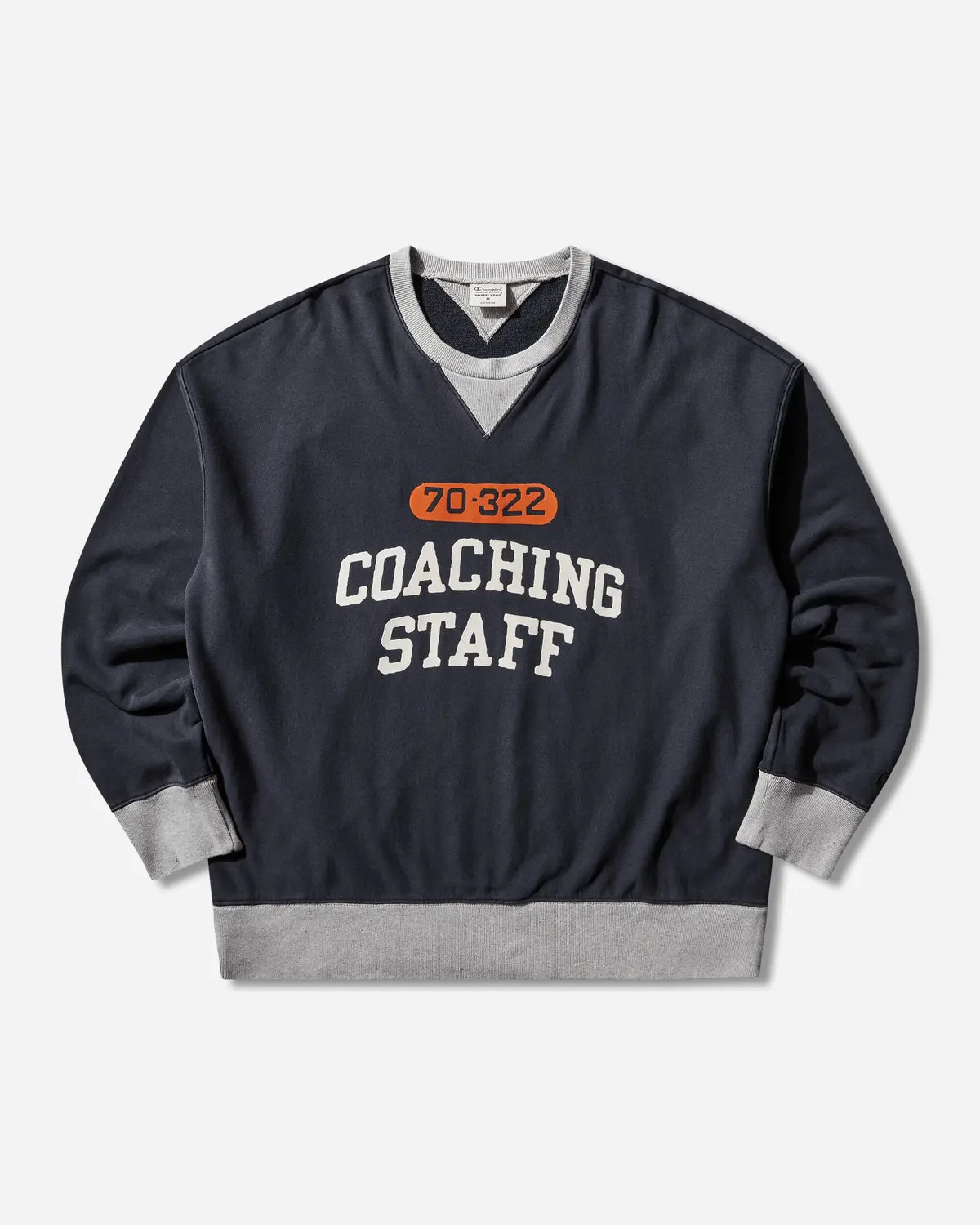 Men's Time Capsule Reverse Wave Crewneck Sweatshirt Dark Blue 1