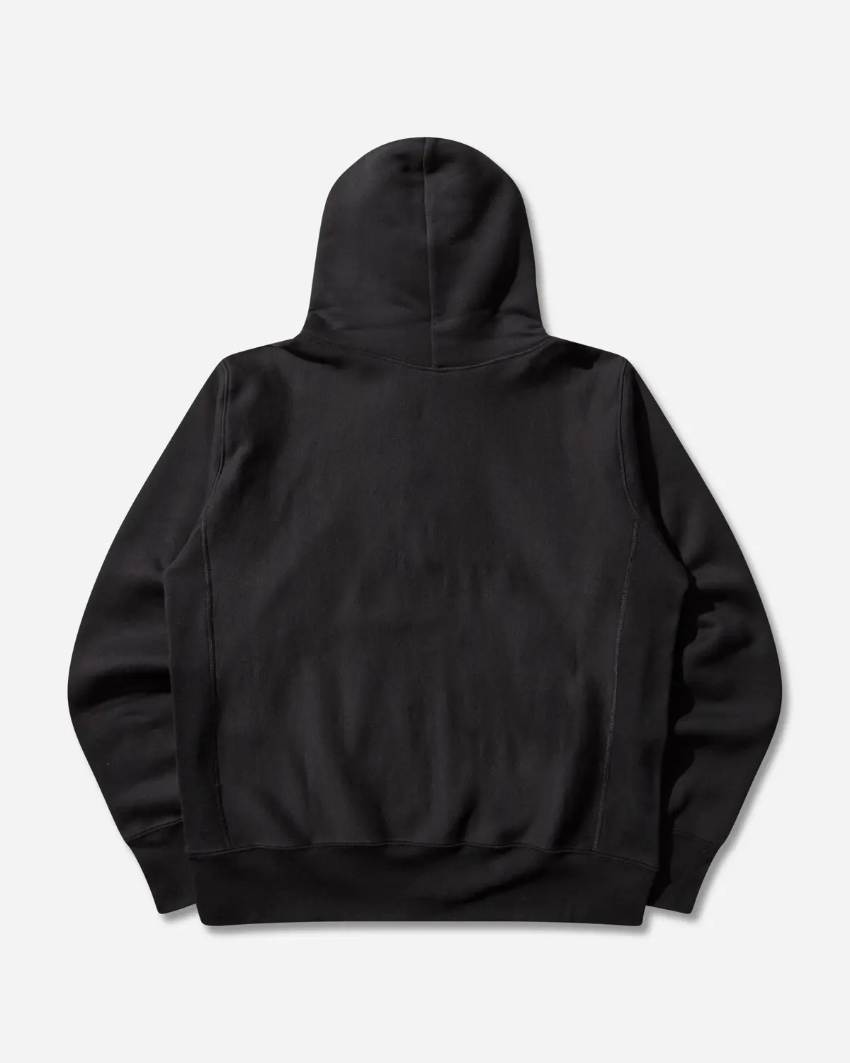 Men's Made In Usa Reverse Weave Hoodie Black 2