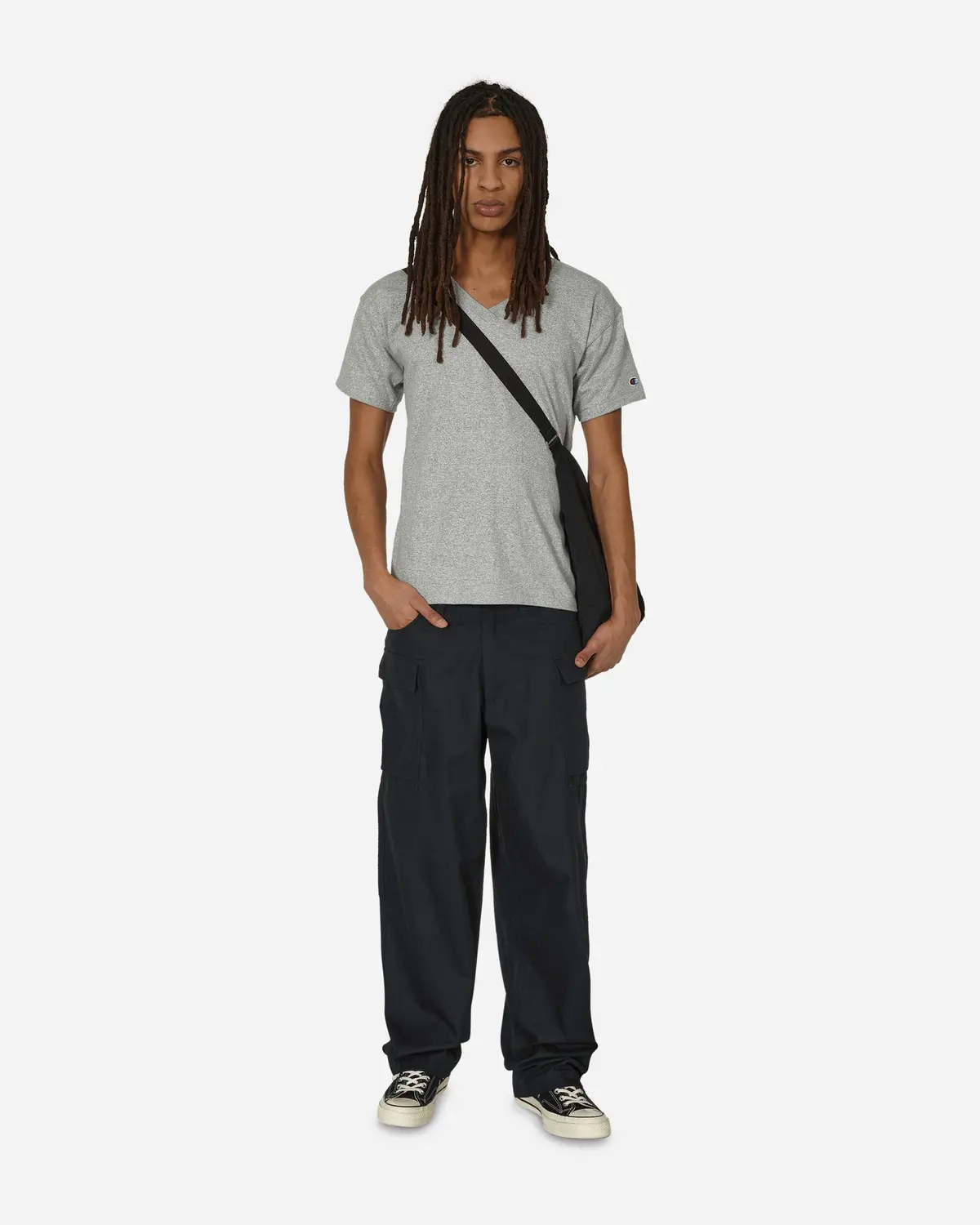 Made In Japan V-Neck T-Shirt Oxford Gray 4