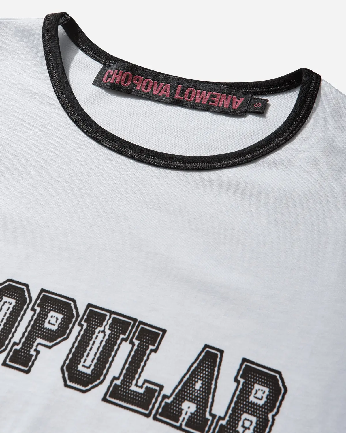 Women's Unpopular Fitted Jersey Top White 3