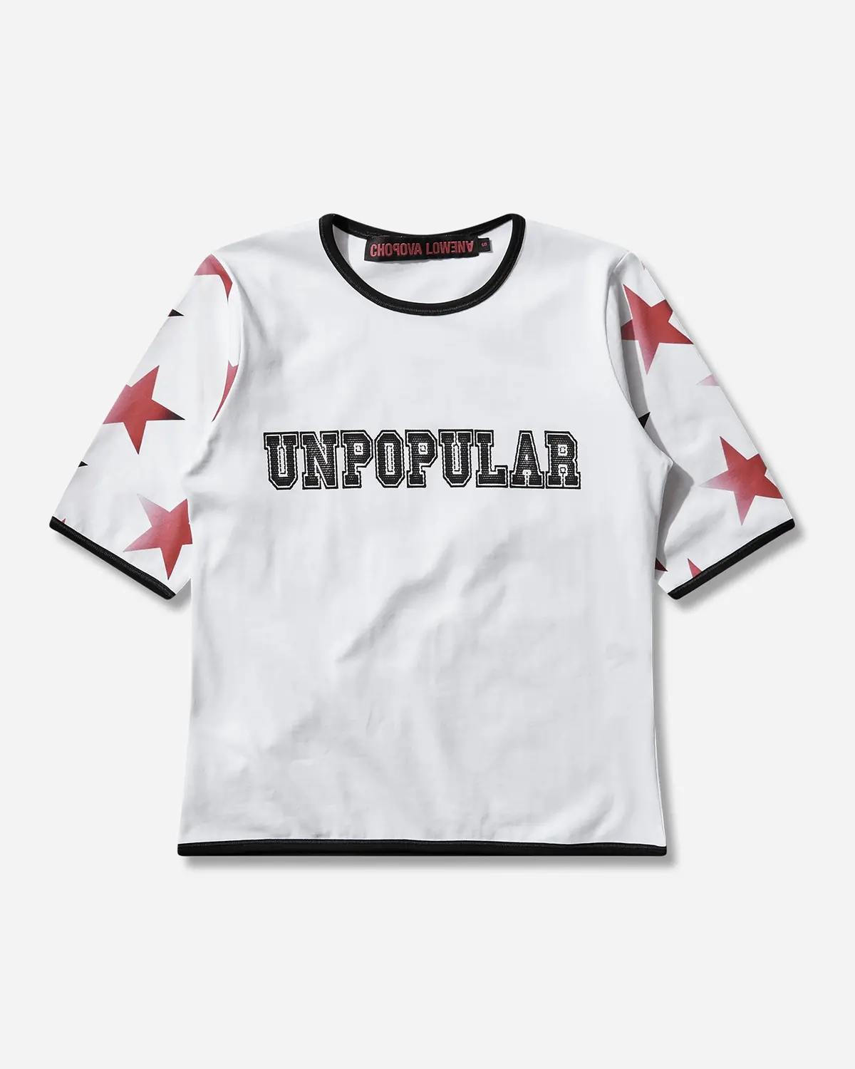 Women's Unpopular Fitted Jersey Top White 1
