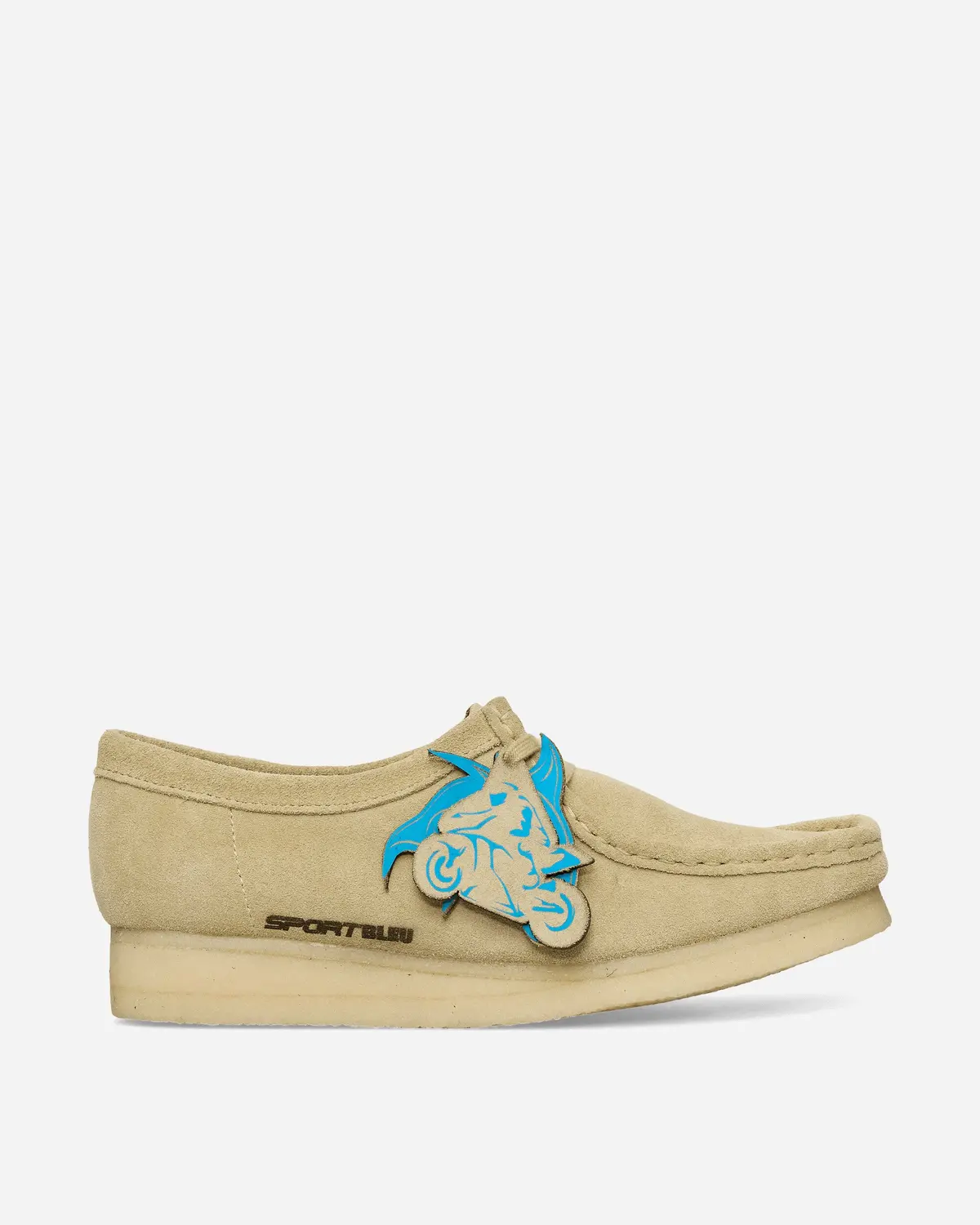 Bleu Mode Wallabee Shoes Beige 1