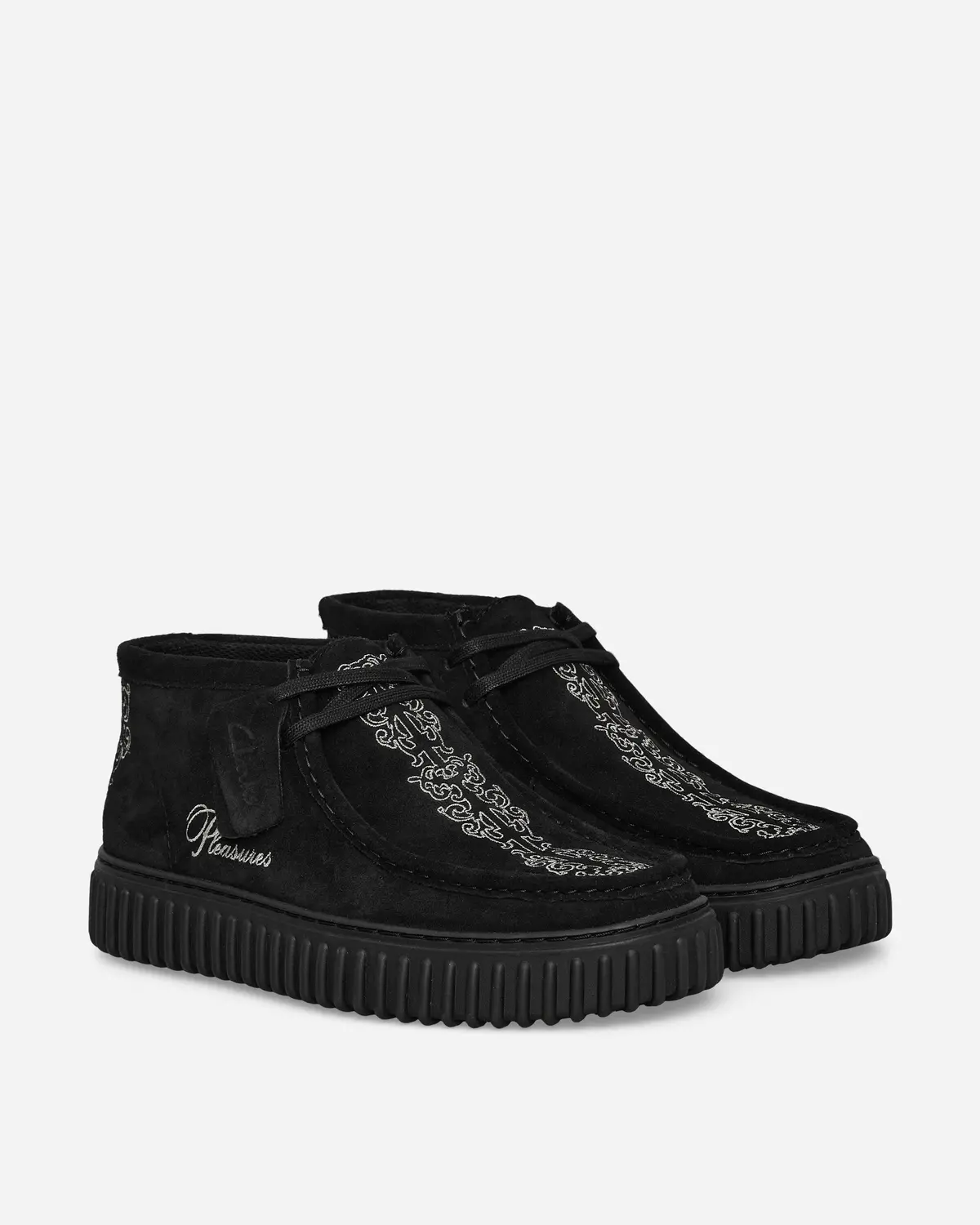 Pleasures Torhill Woven Boots Black 2