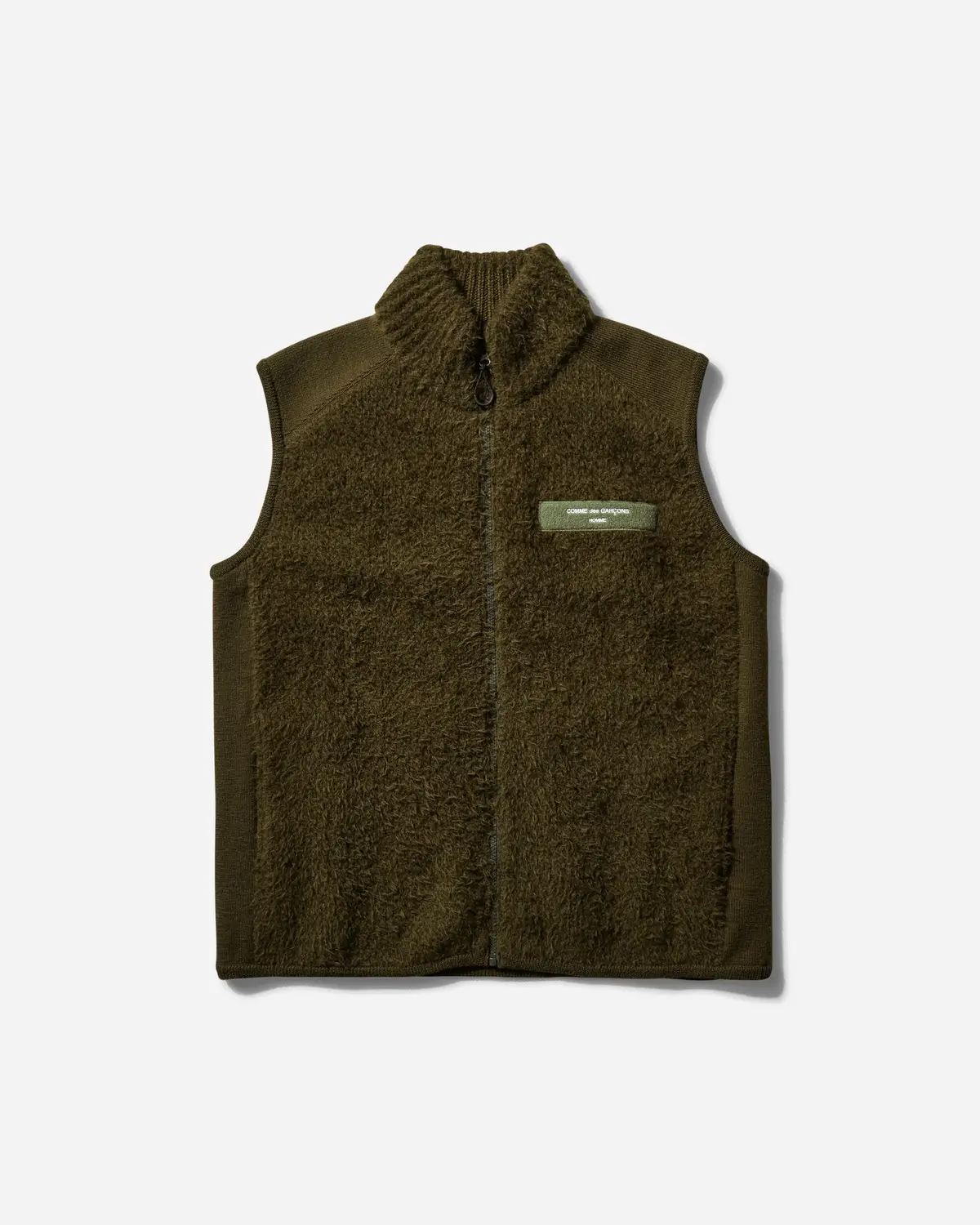 Men's Wool Vest Khaki 1