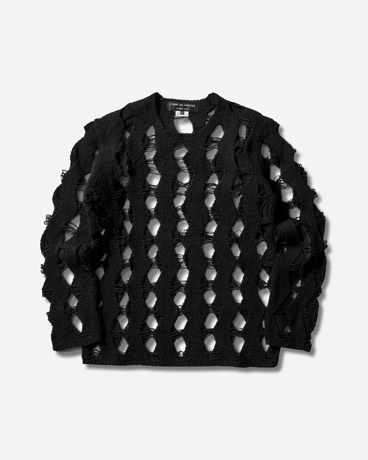 Men's Cut-Out Sweater Black 1