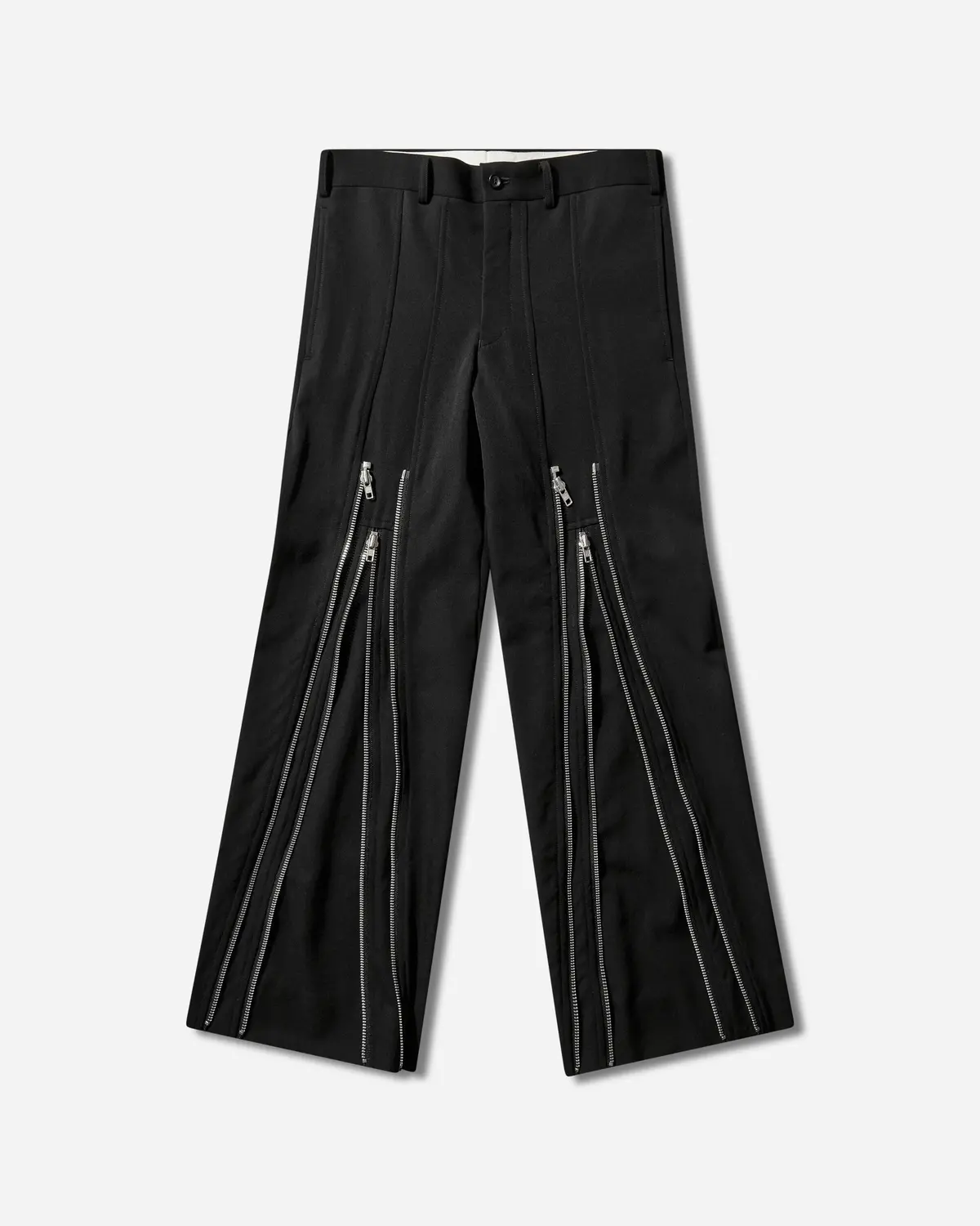 Men's Zipped Trousers Black 1