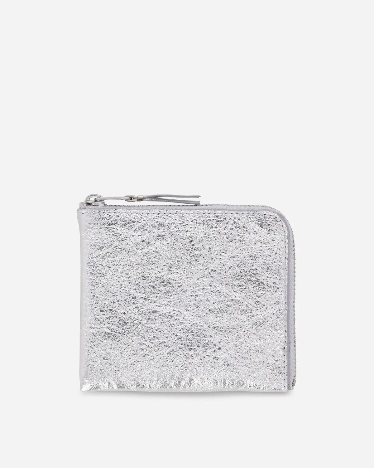 Silver Line Zip Around Wallet Silver 1