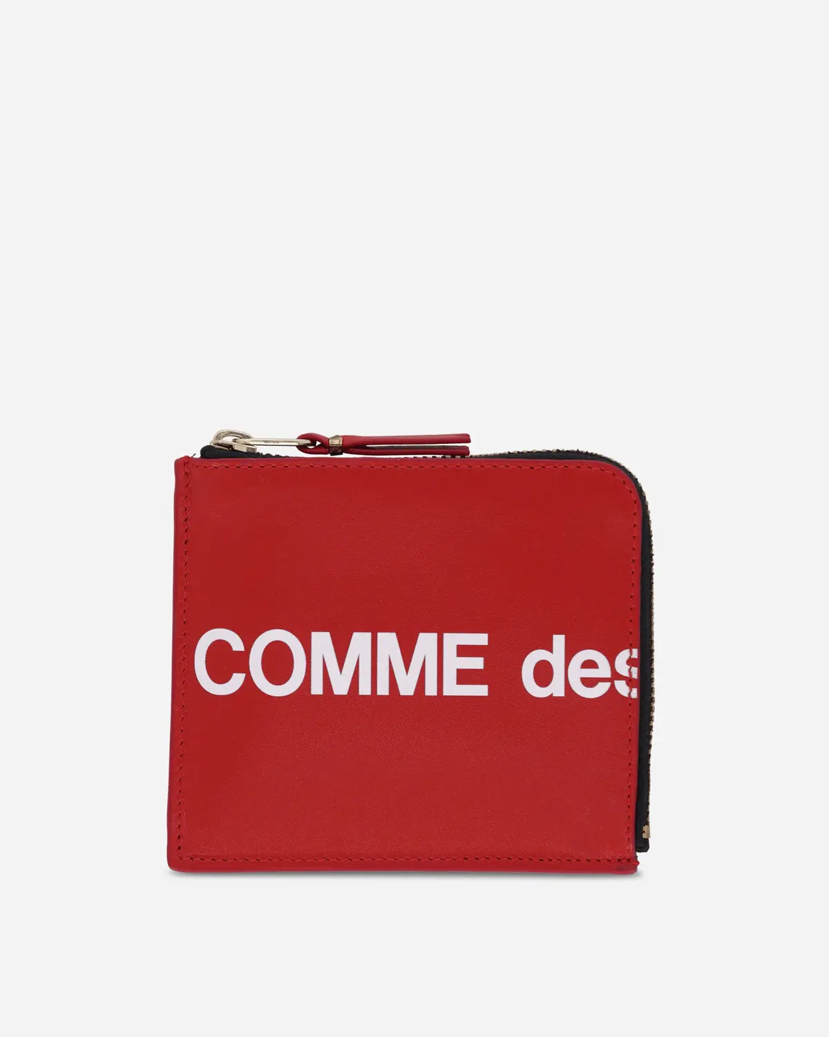 Huge Logo Zip Around Wallet Red 1